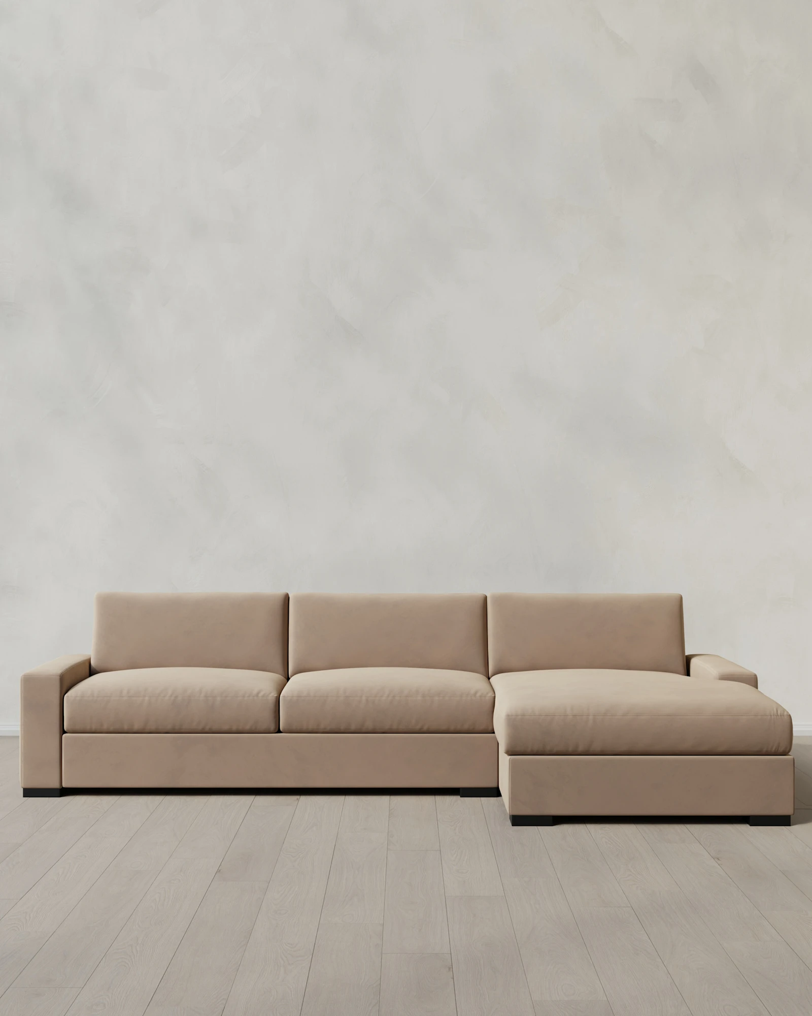 Stillman Performance Velvet Chaise Sectional