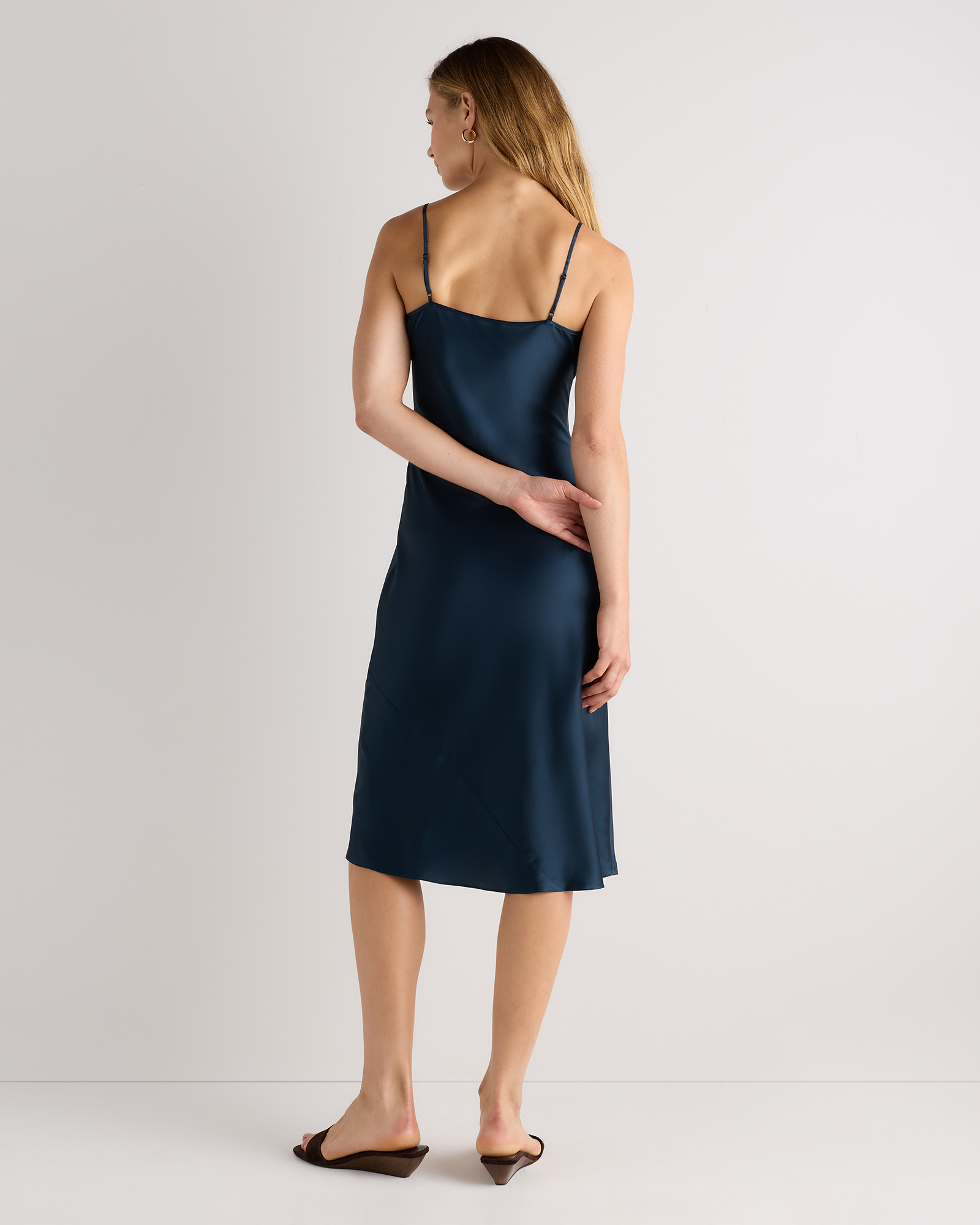 royal blue corset prom dress 100% Washable Silk Slip The straps adjust at del:April Luxe Cotton Gauze Beach Color:As Picture:Ivory