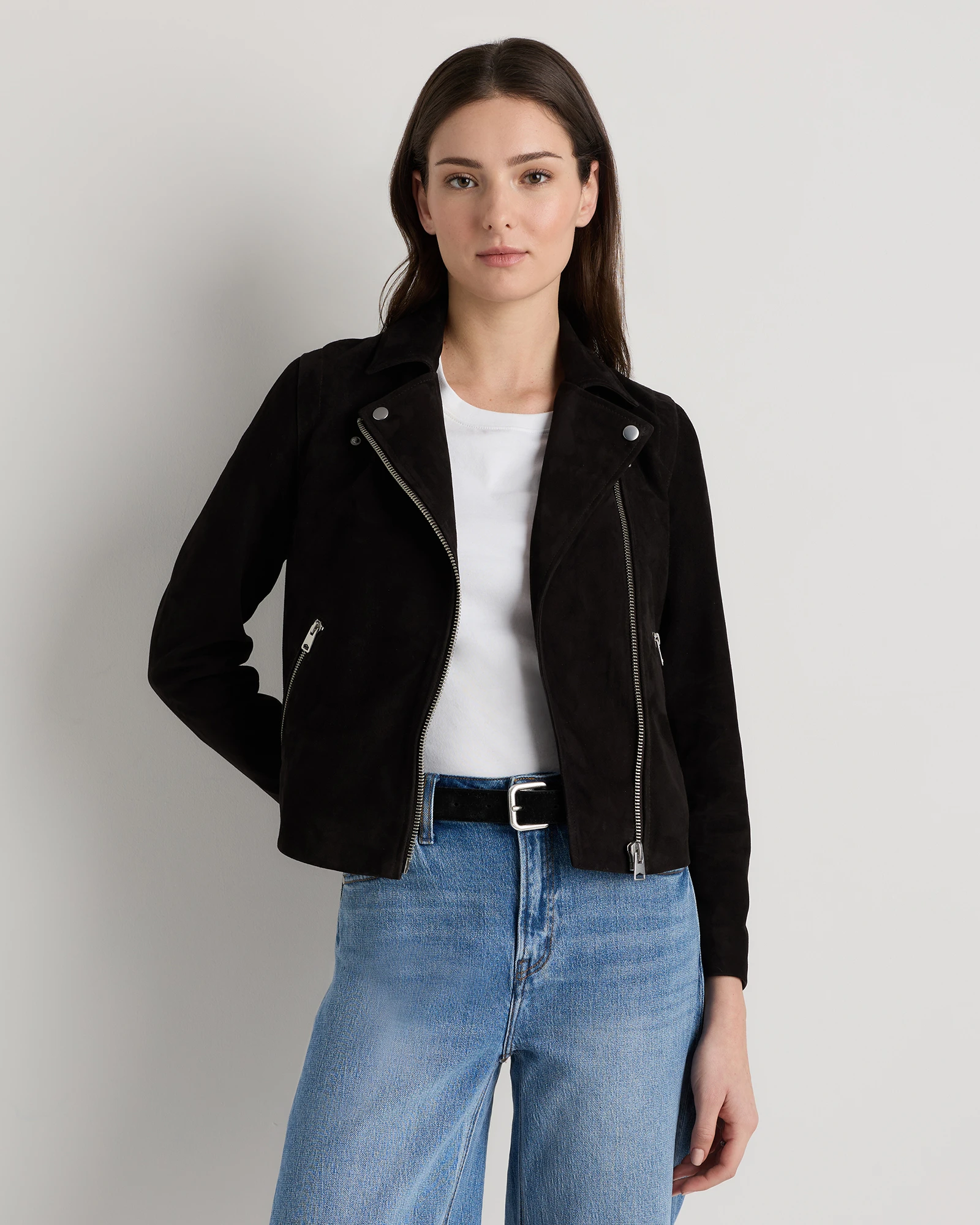100% Suede Motorcycle Jacket