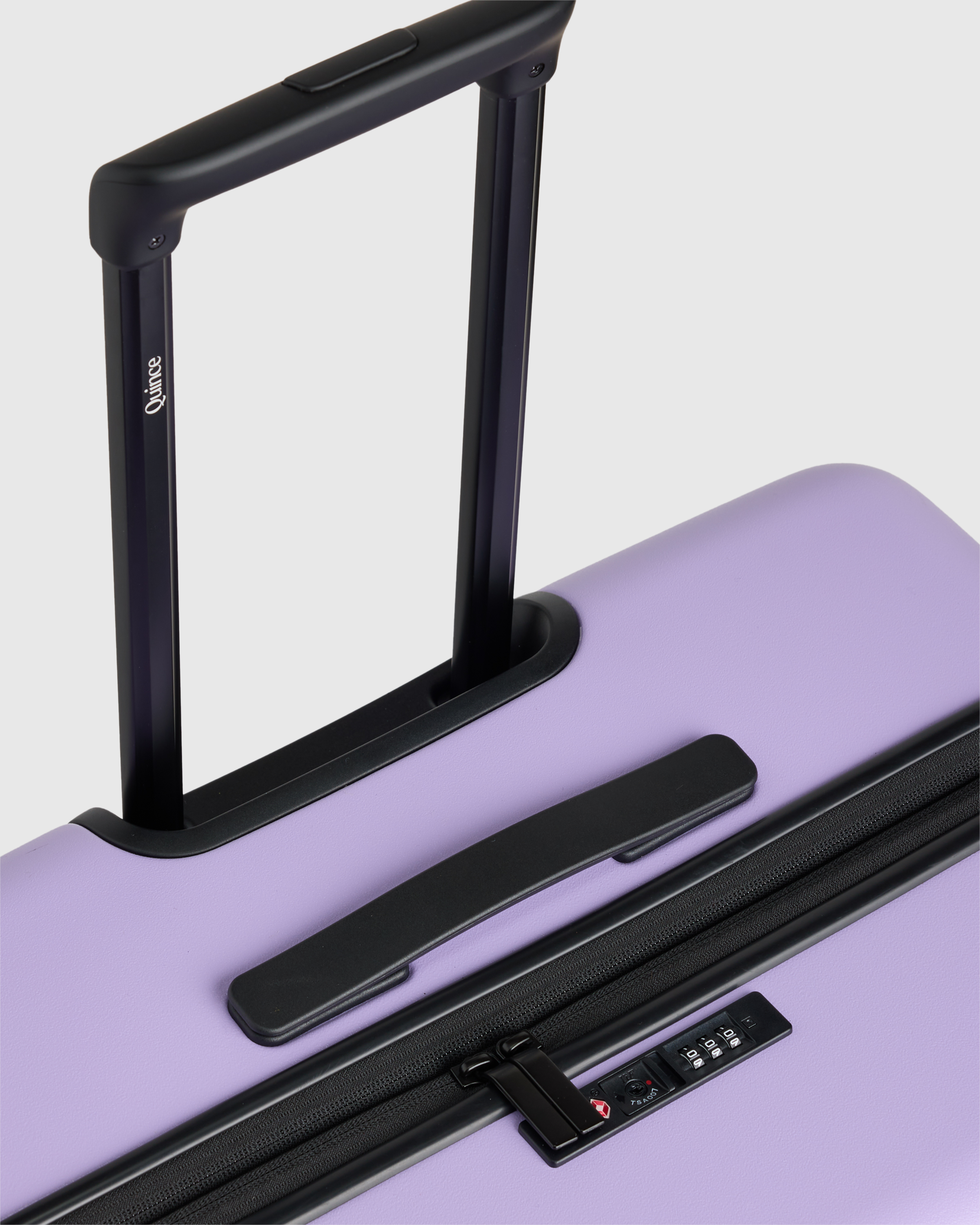 Expandable Large Check-In Suitcase in Lavender