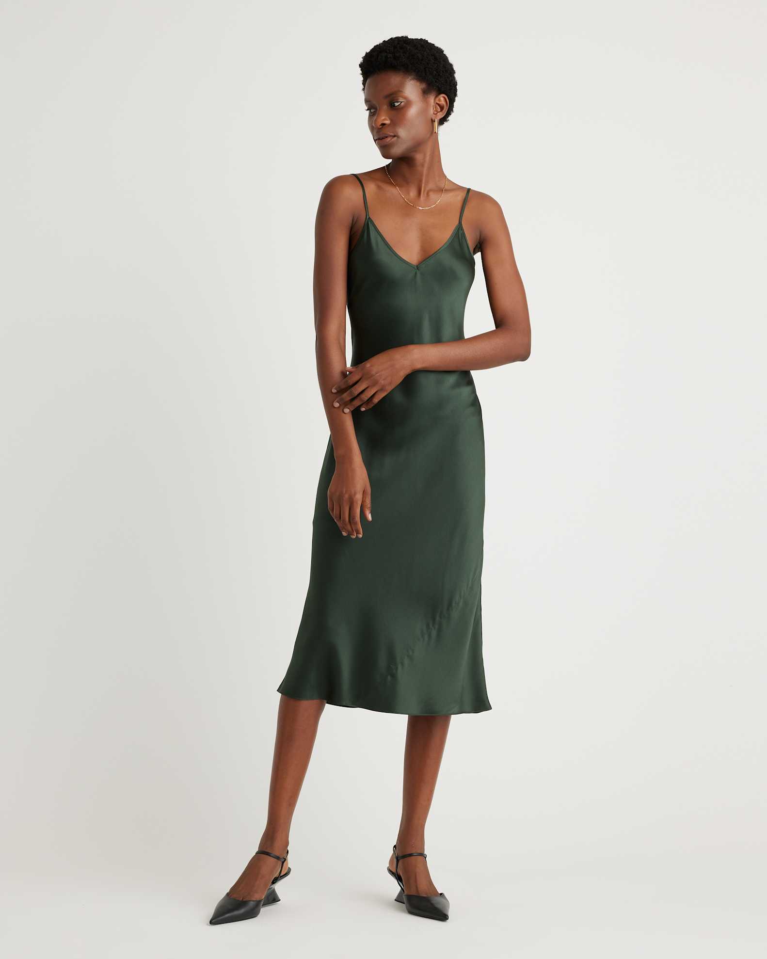 Emerald Green Dark Green Silk Slip Dress Emerald Green Maxi Satin Slip Dress 'Serene' Serena Serena Emerald Green Dark Green Silk Slip Dress Emerald Green Maxi Satin Slip Dress 'Serene' Serena Serena