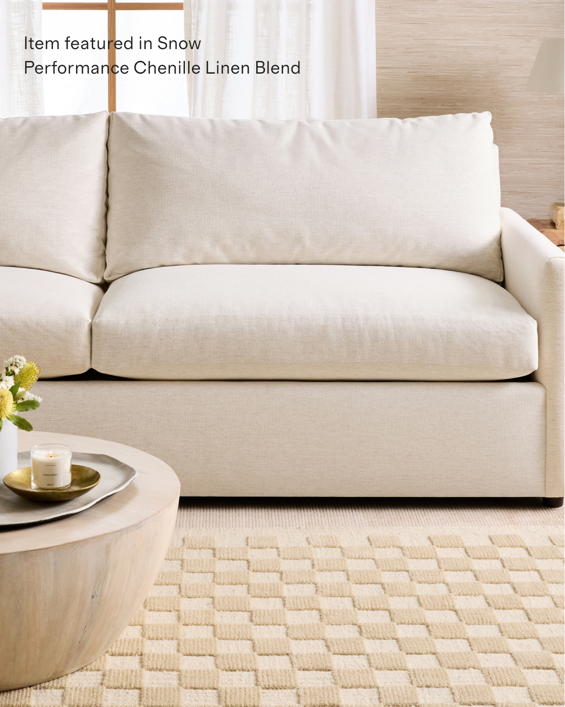 Brennan Performance Basketweave L Sectional