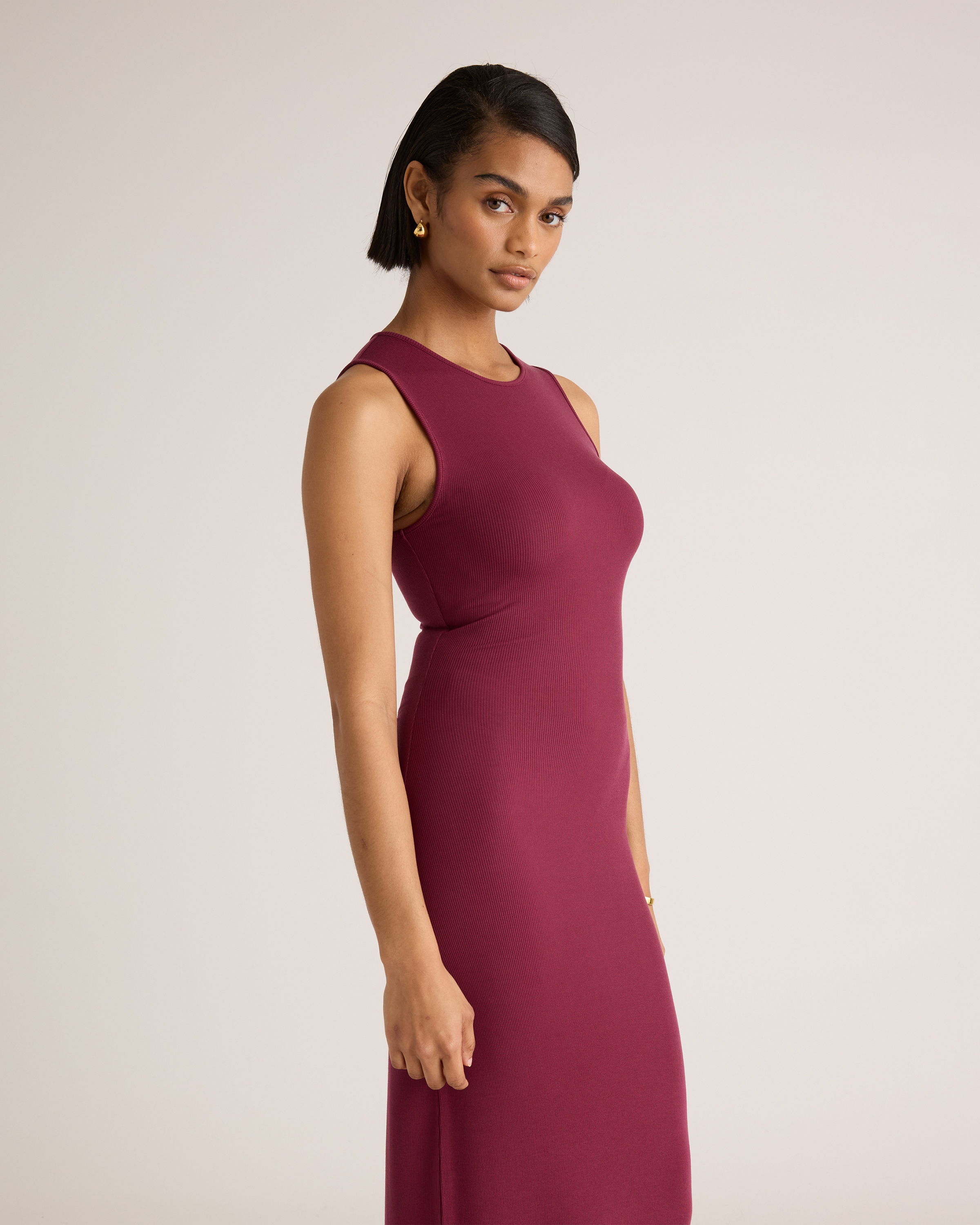 open lace back dress The Scoop Neck Midi Dress – The Standard Stitch