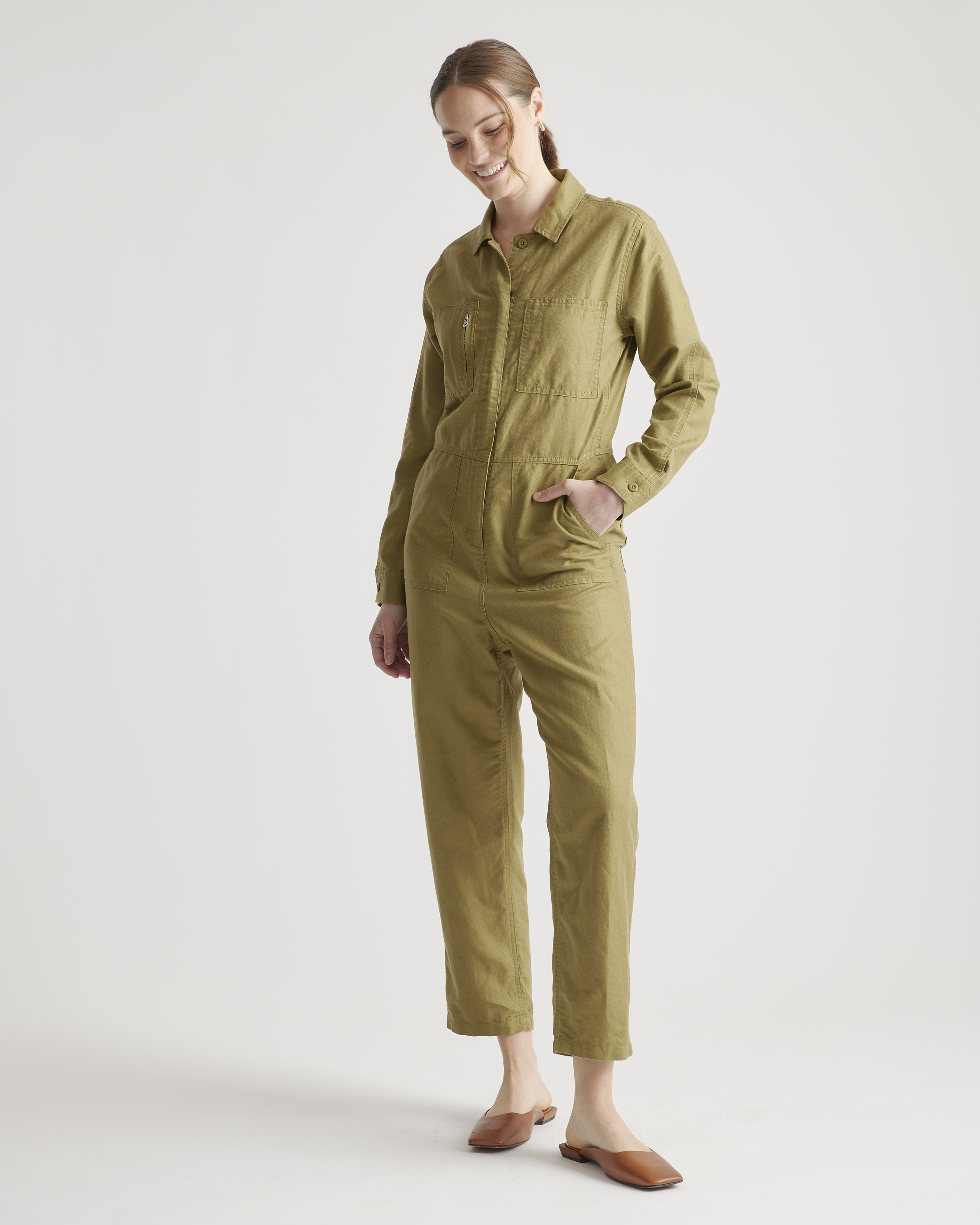 Tencel Jersey Wide Leg Jumpsuit