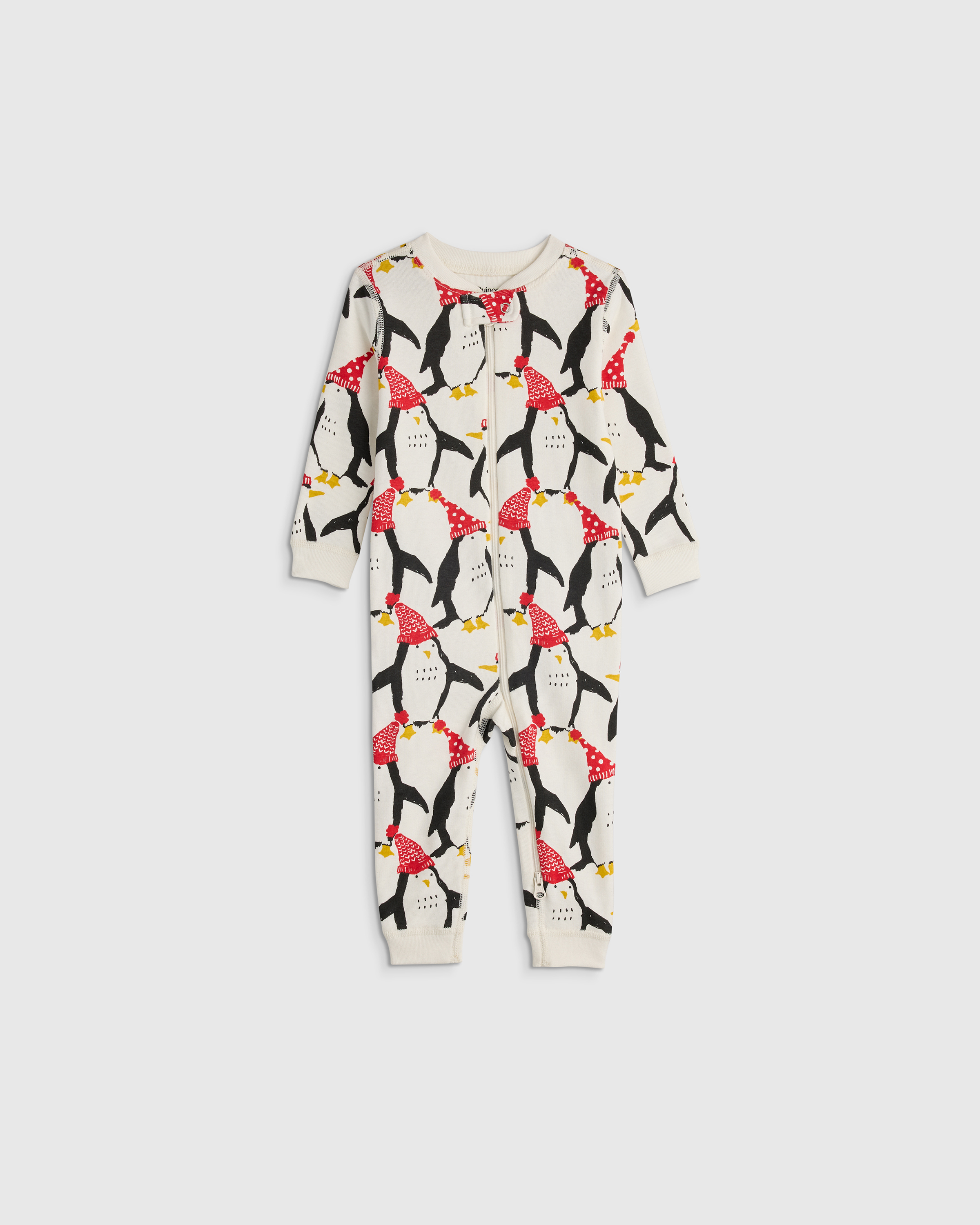 Penguin Party 100% Organic Cotton One Piece Pajama