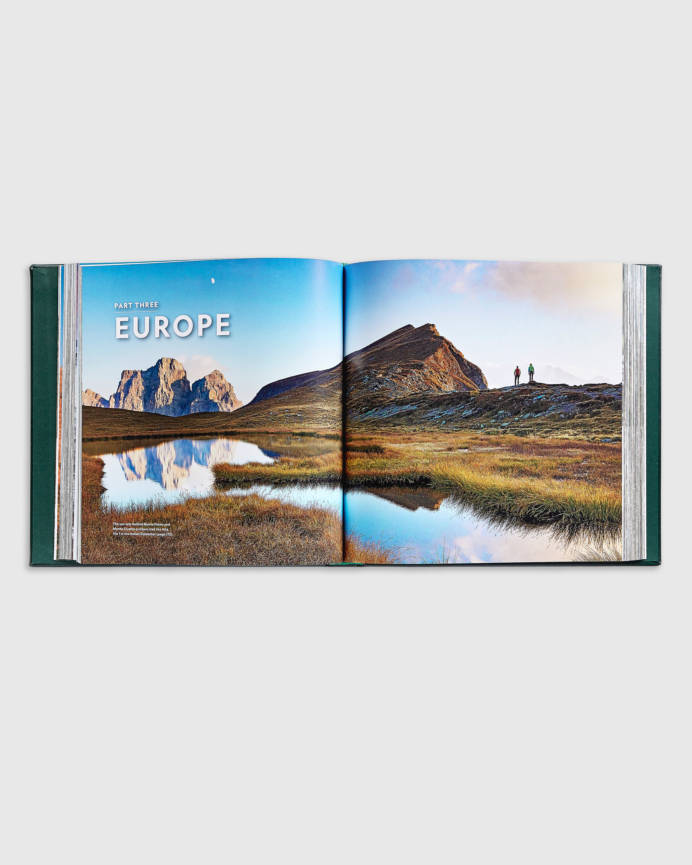 100 Hikes of a Lifetime Leather Bound Book - thumbnail 3