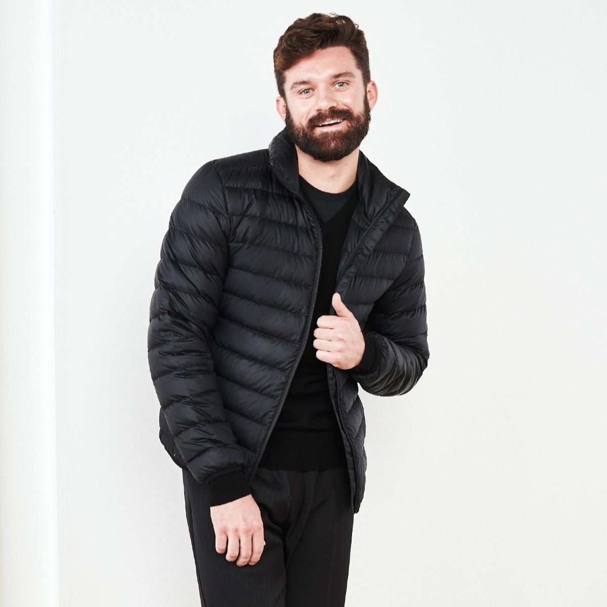 QUINCE M-JKT-8-BLK 1036