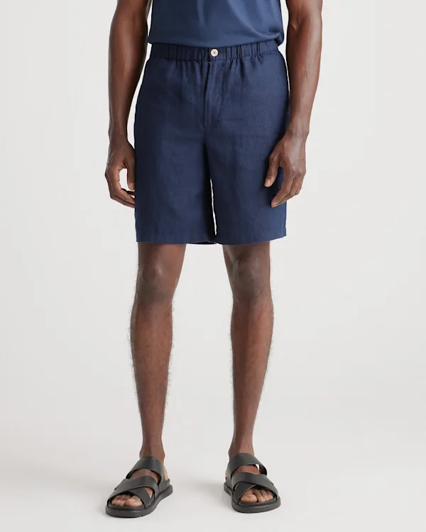 100% European Linen Shorts - 10"
