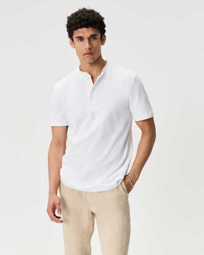 100% Organic Cotton Slub Henley Tee