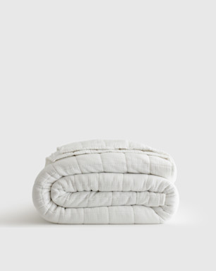 Organic Airy Gauze Box Quilt