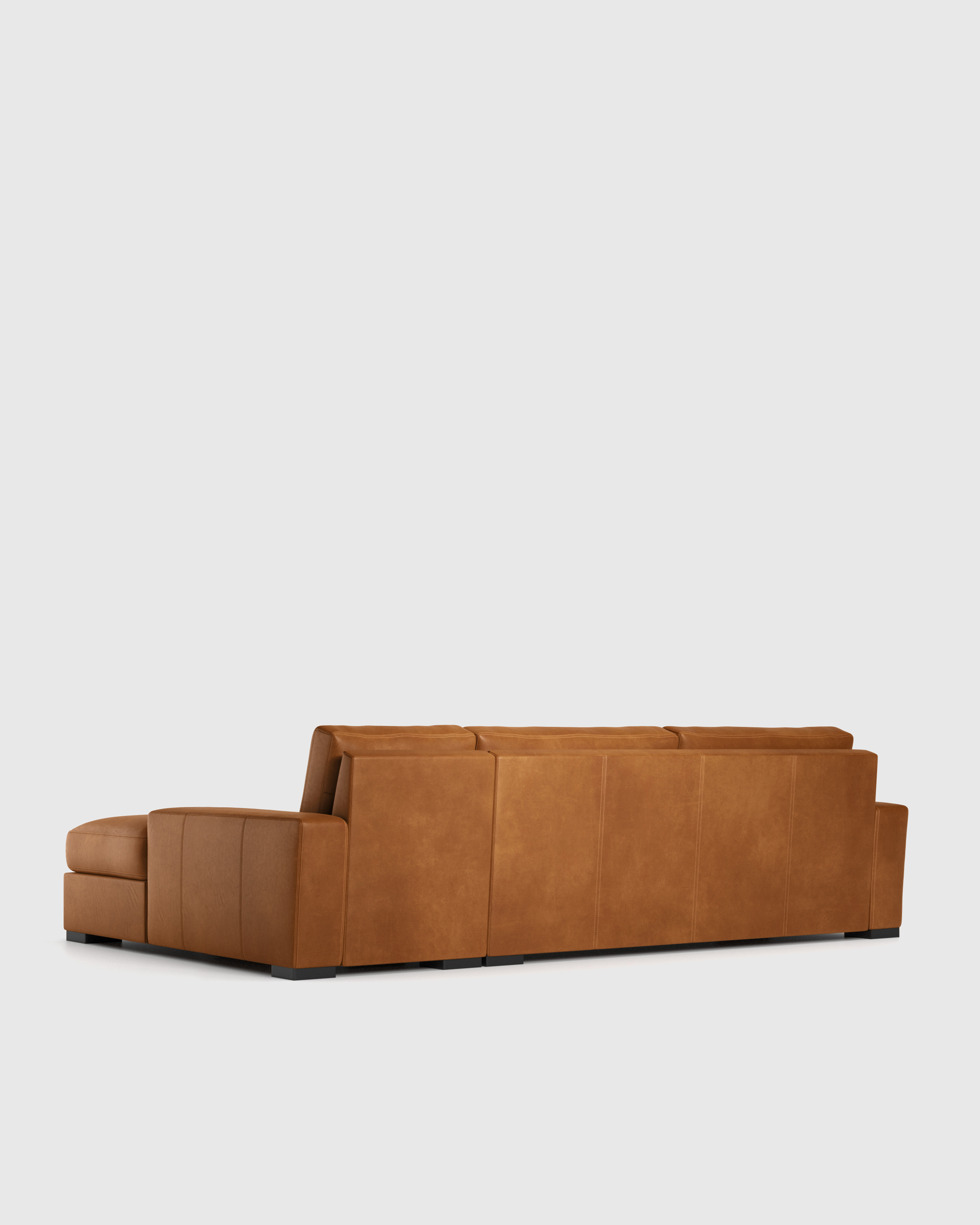 Chaise Sectional Signature Auburn Back Angle-Right Arm-116 Deep Seat