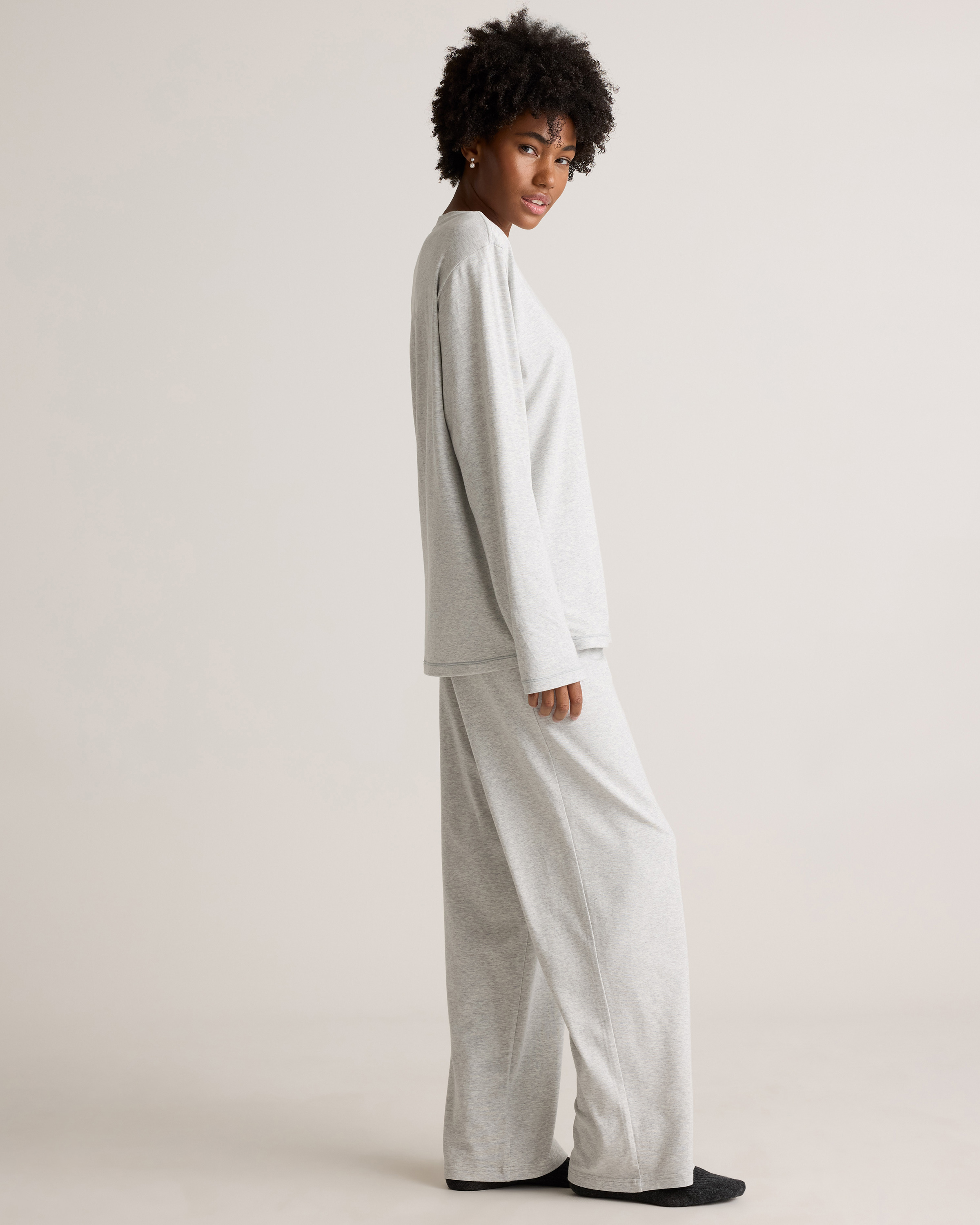 Dream Lounge Oversized Long Sleeve Pajama Set