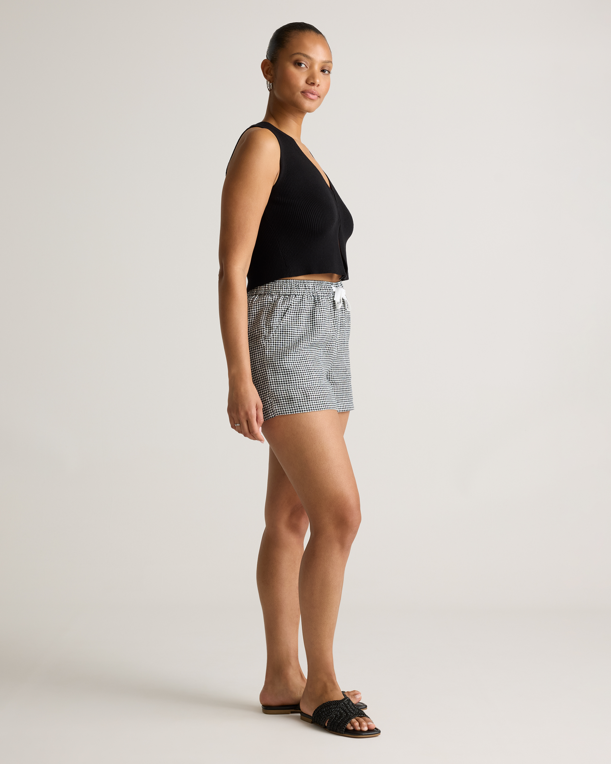 Women's 100% European Linen Shorts