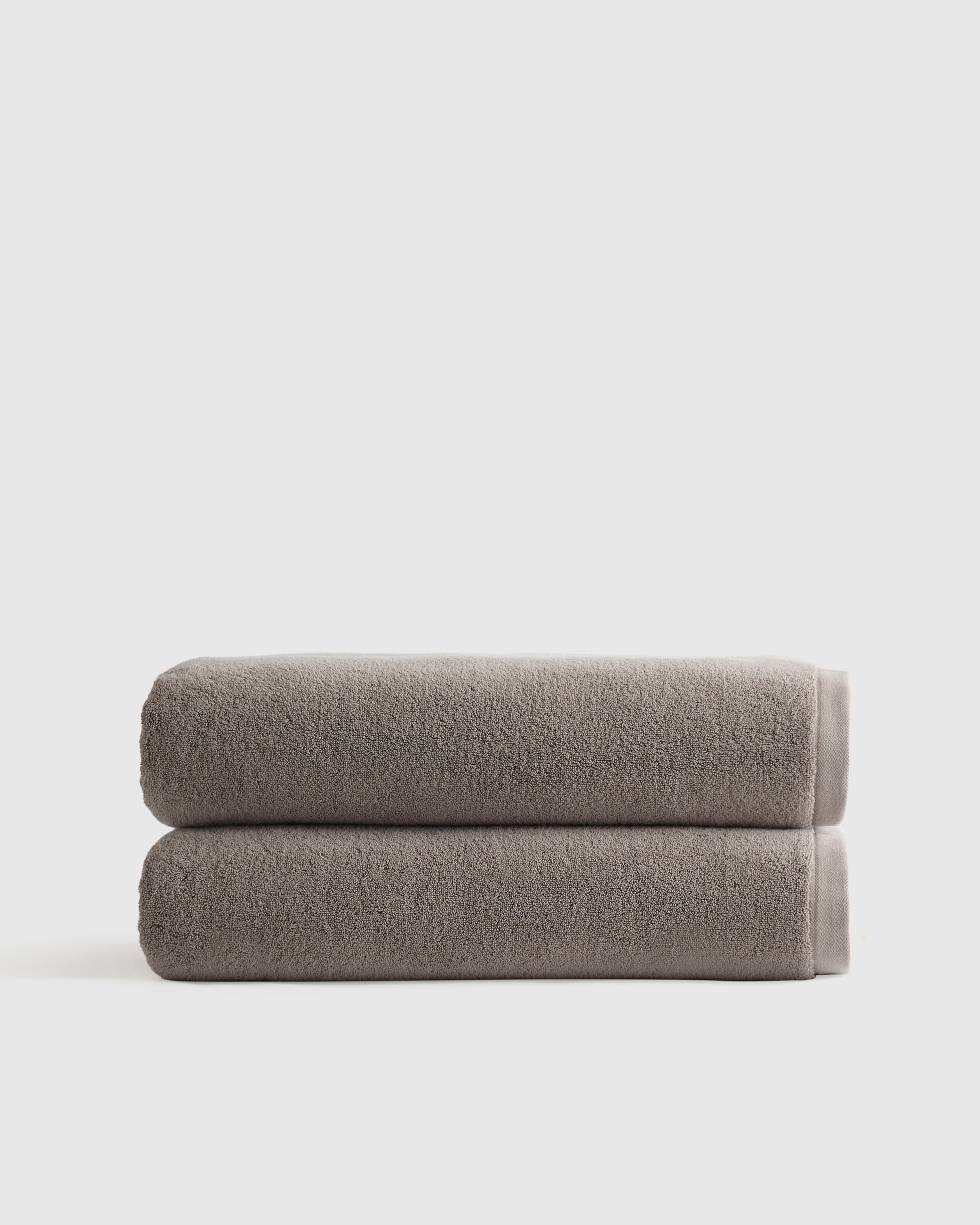 Heather Brown Plush Organic Turkish Cotton Bath Sheet (Set of 2)