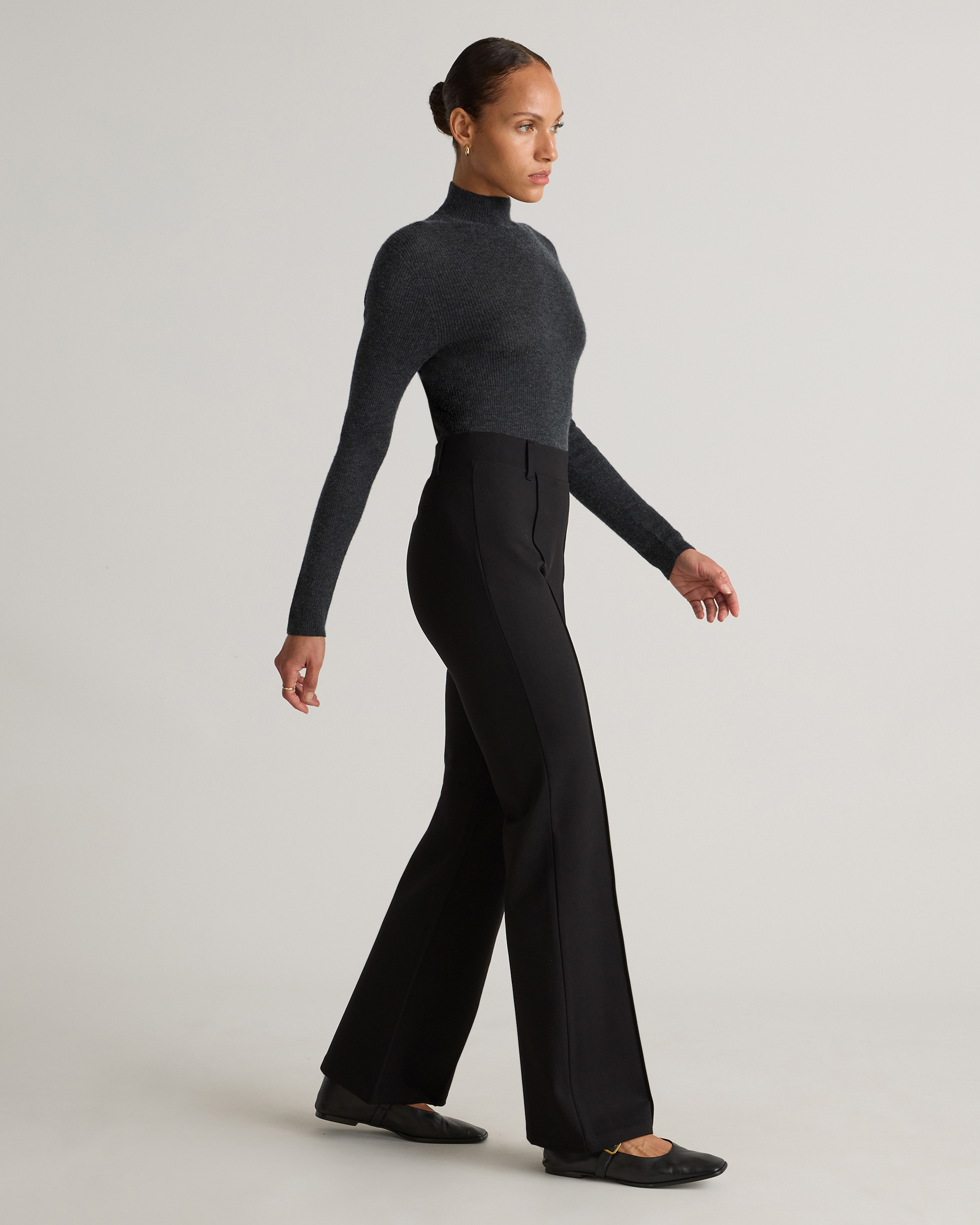 Stretch Crepe Classic Trouser Pants