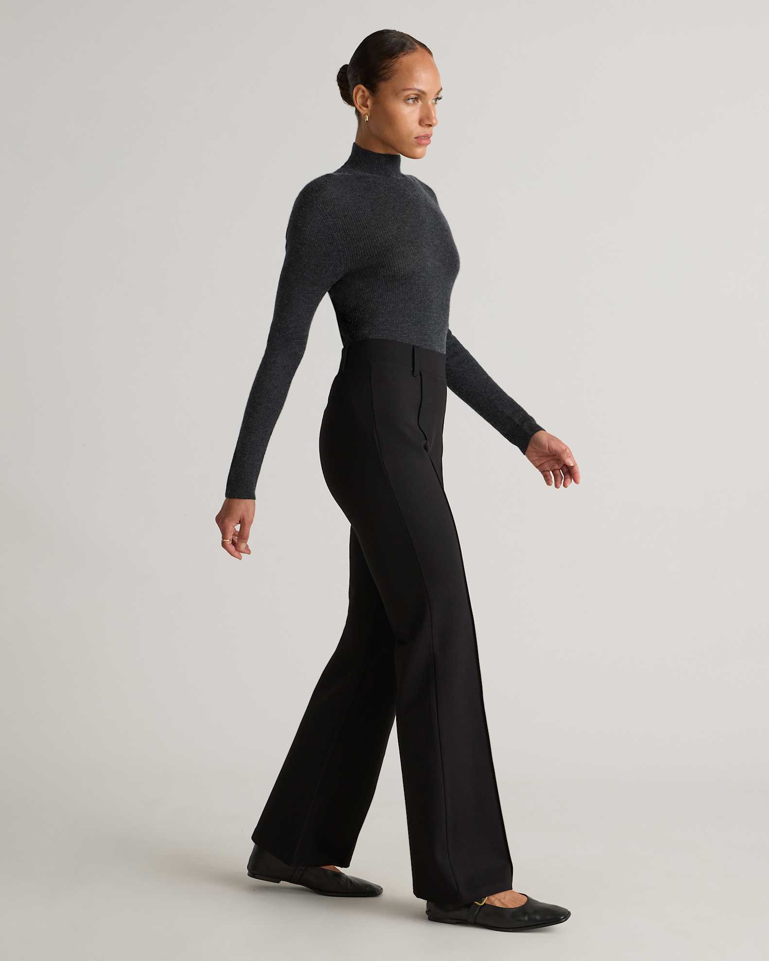 Stretch Crepe Classic Trouser Pants