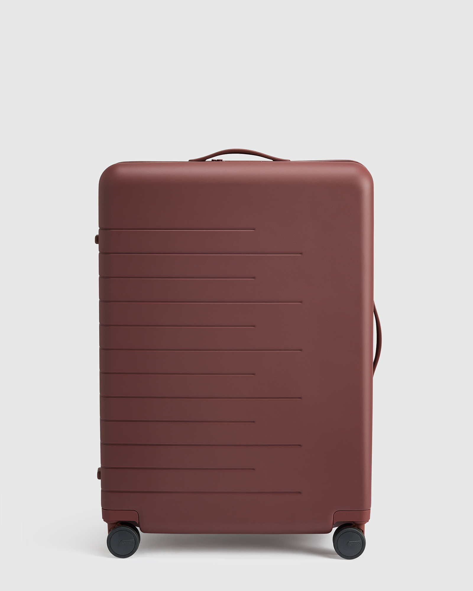 Cocoa Brown Expandable Large Check-In Suitcase