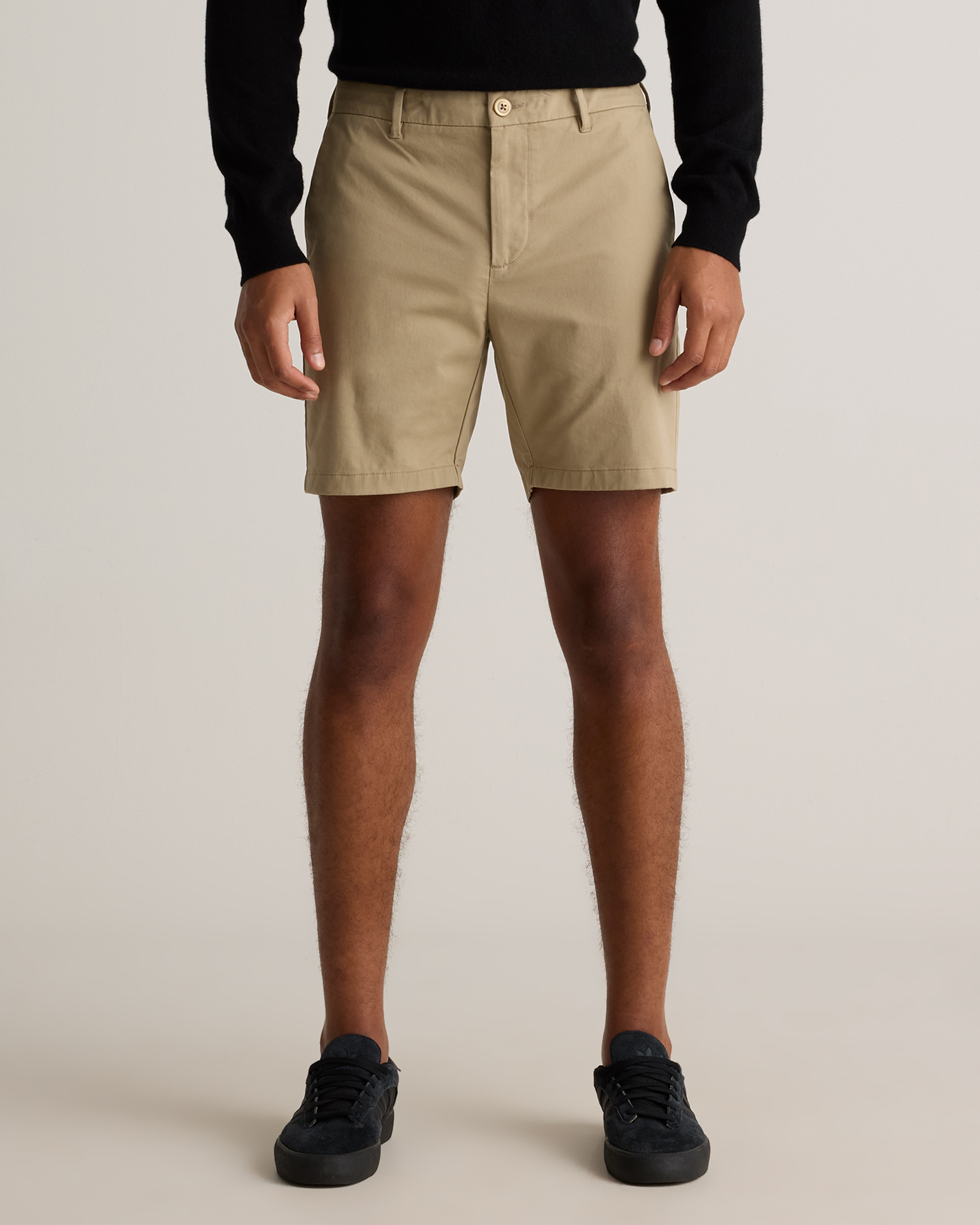 Organic Cotton Classic Stretch Chino Shorts - 9