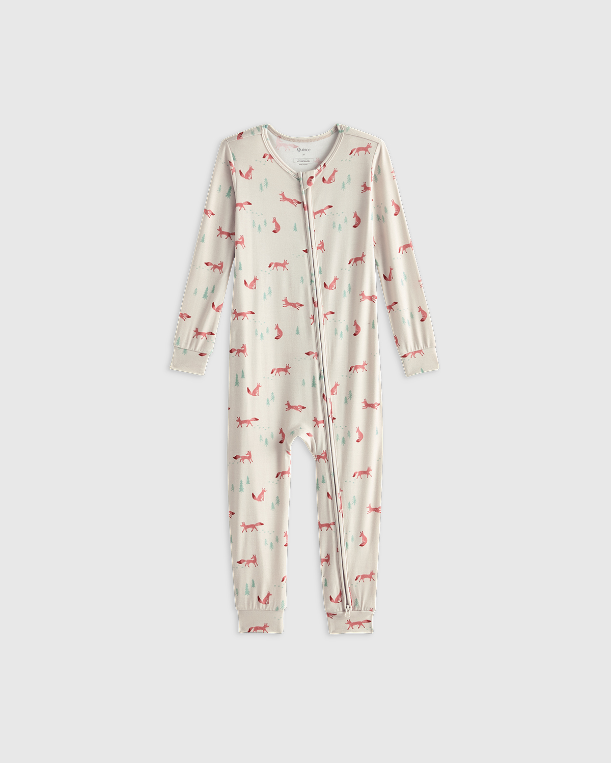 Quince Bamboo One Piece Pajama In Fox