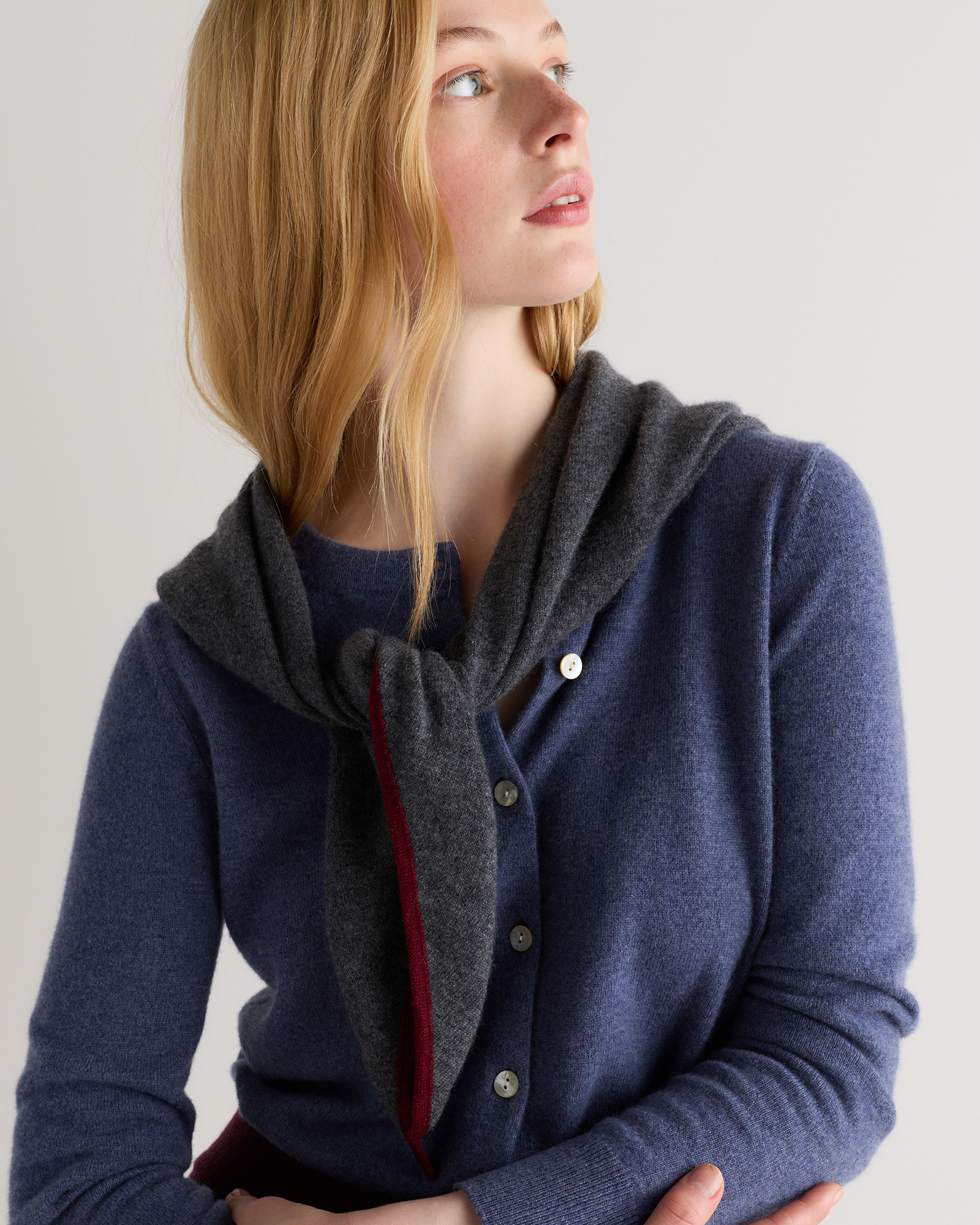 Mongolian Cashmere Triangle Scarf