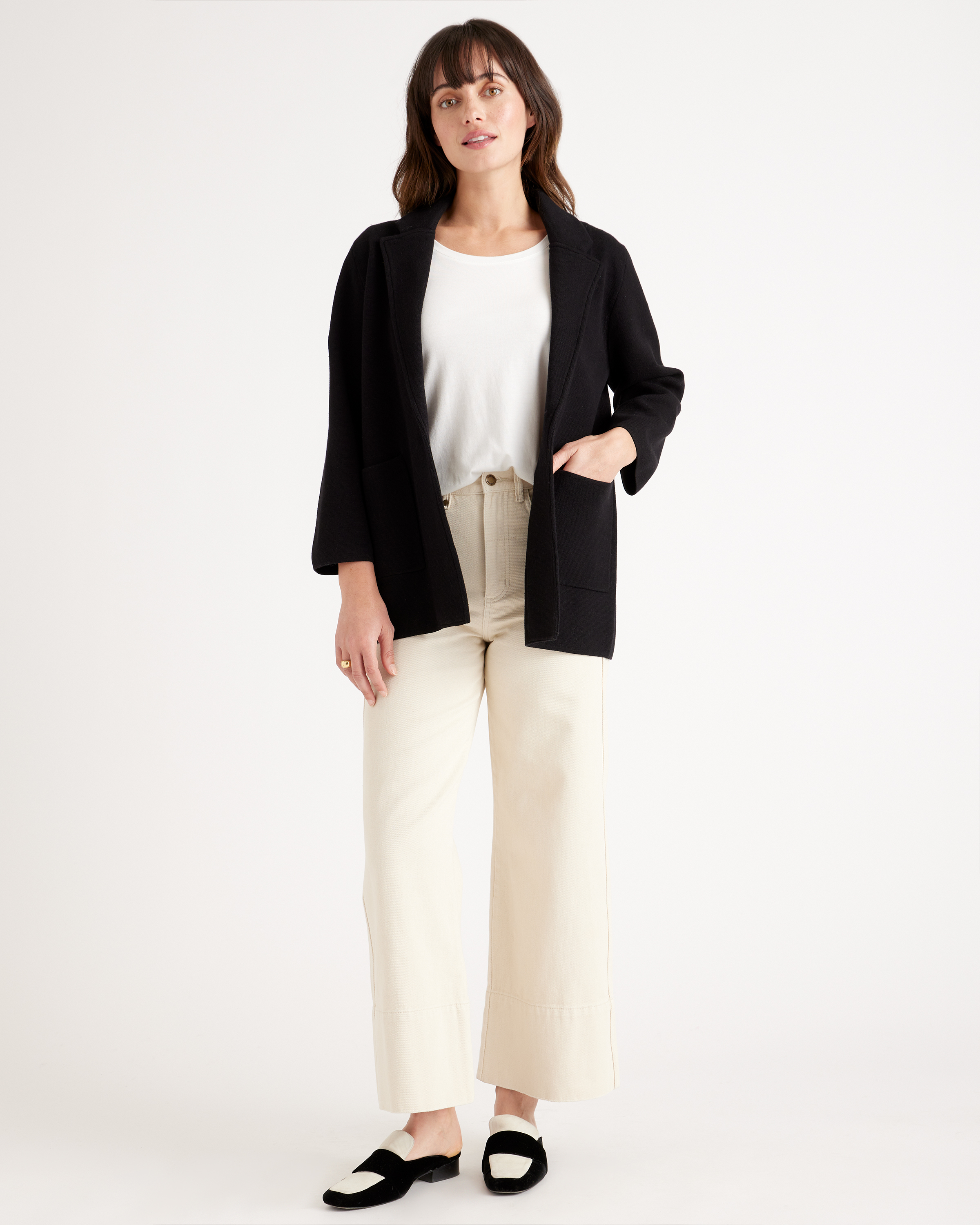 100% Organic Cotton Knit Blazer