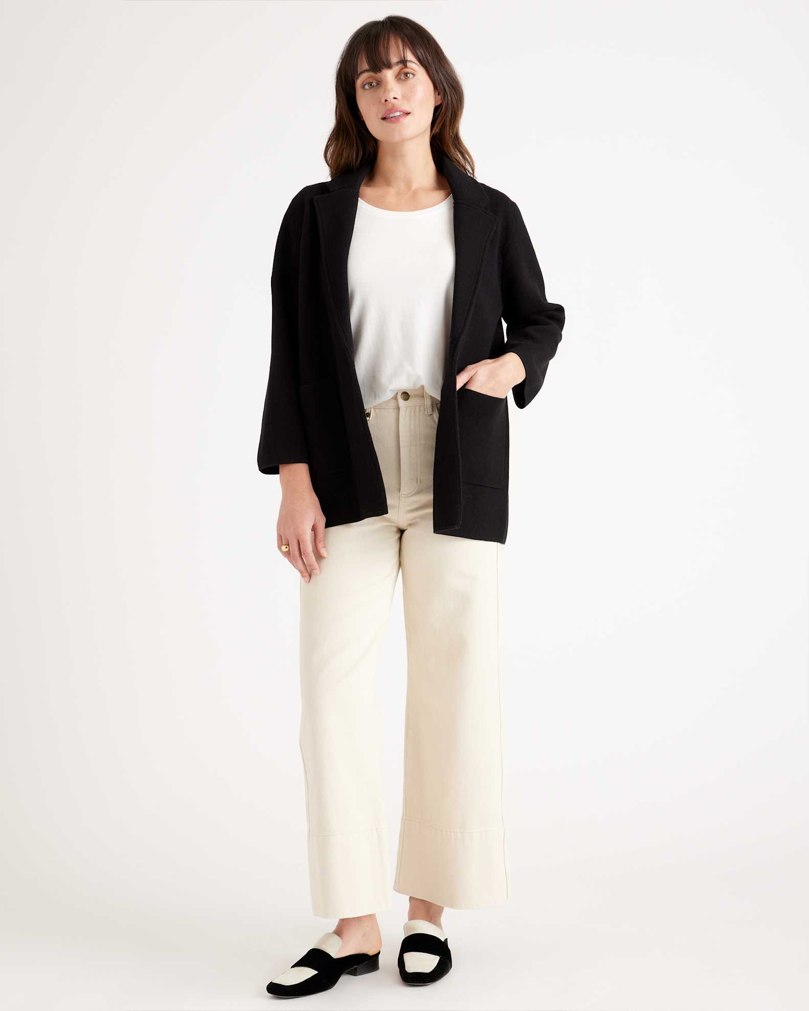100% Organic Cotton Knit Blazer