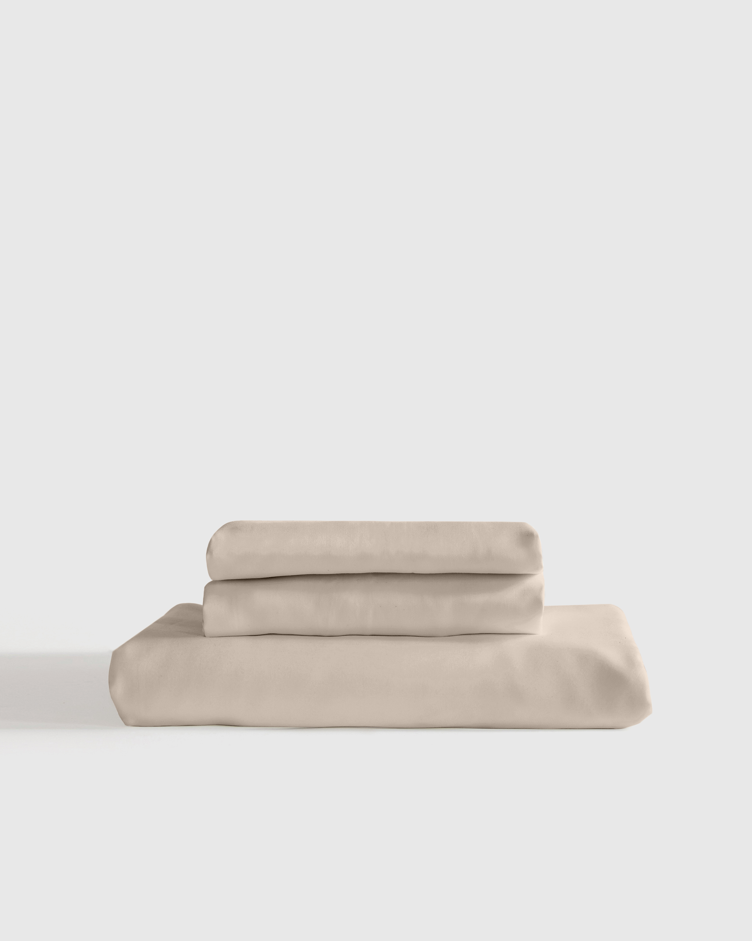 Sand Bamboo Fitted Sheet Set