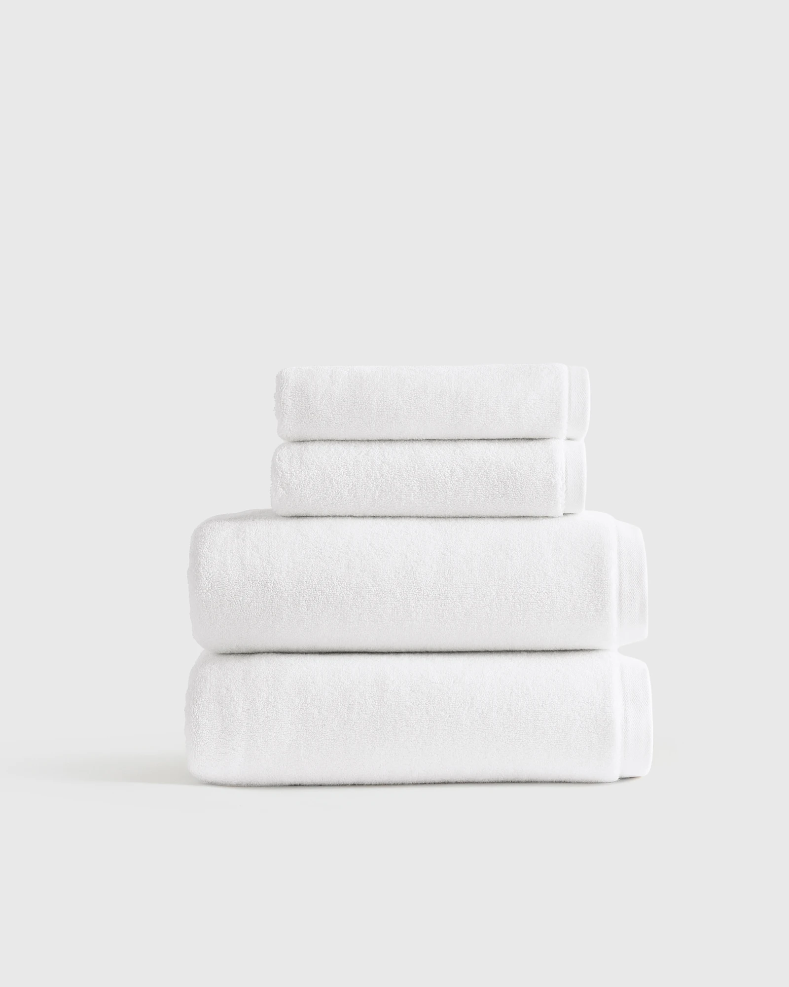 Plush Organic Turkish Cotton Bath Bundle (4 pieces) - Heather Brown