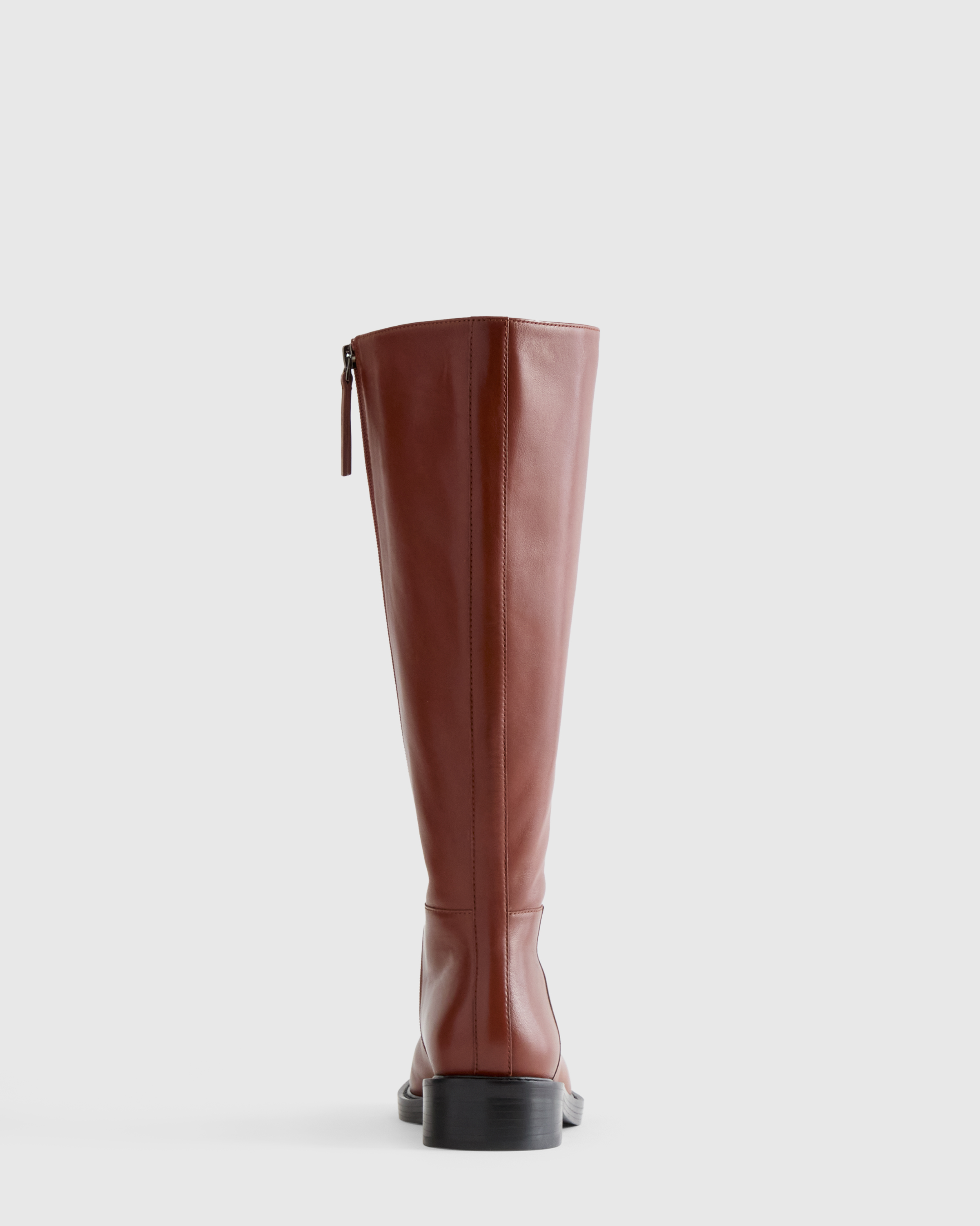 Italian Leather Riding Boots in Saddle