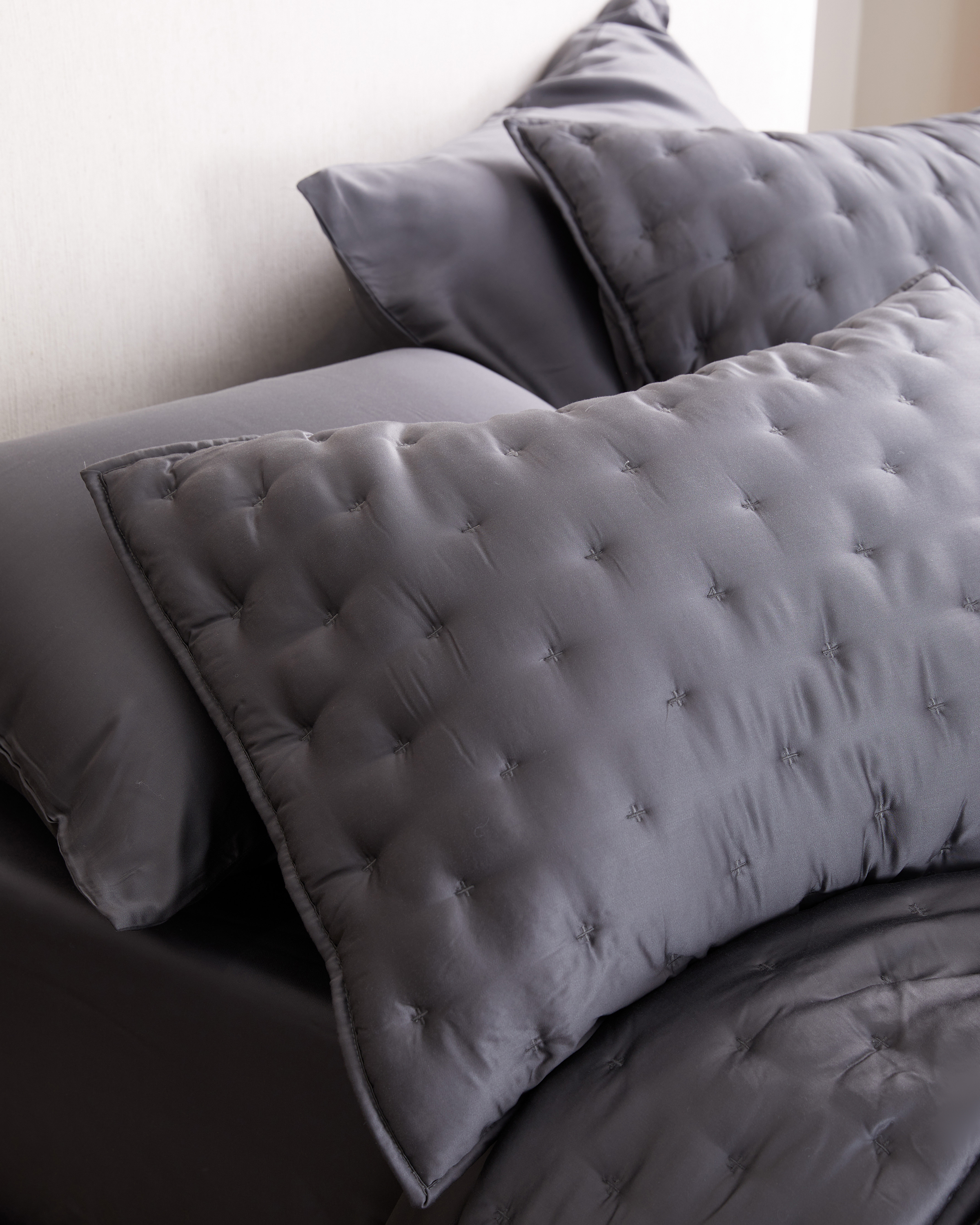 Organic Bamboo Viscose Quilted Sham Set