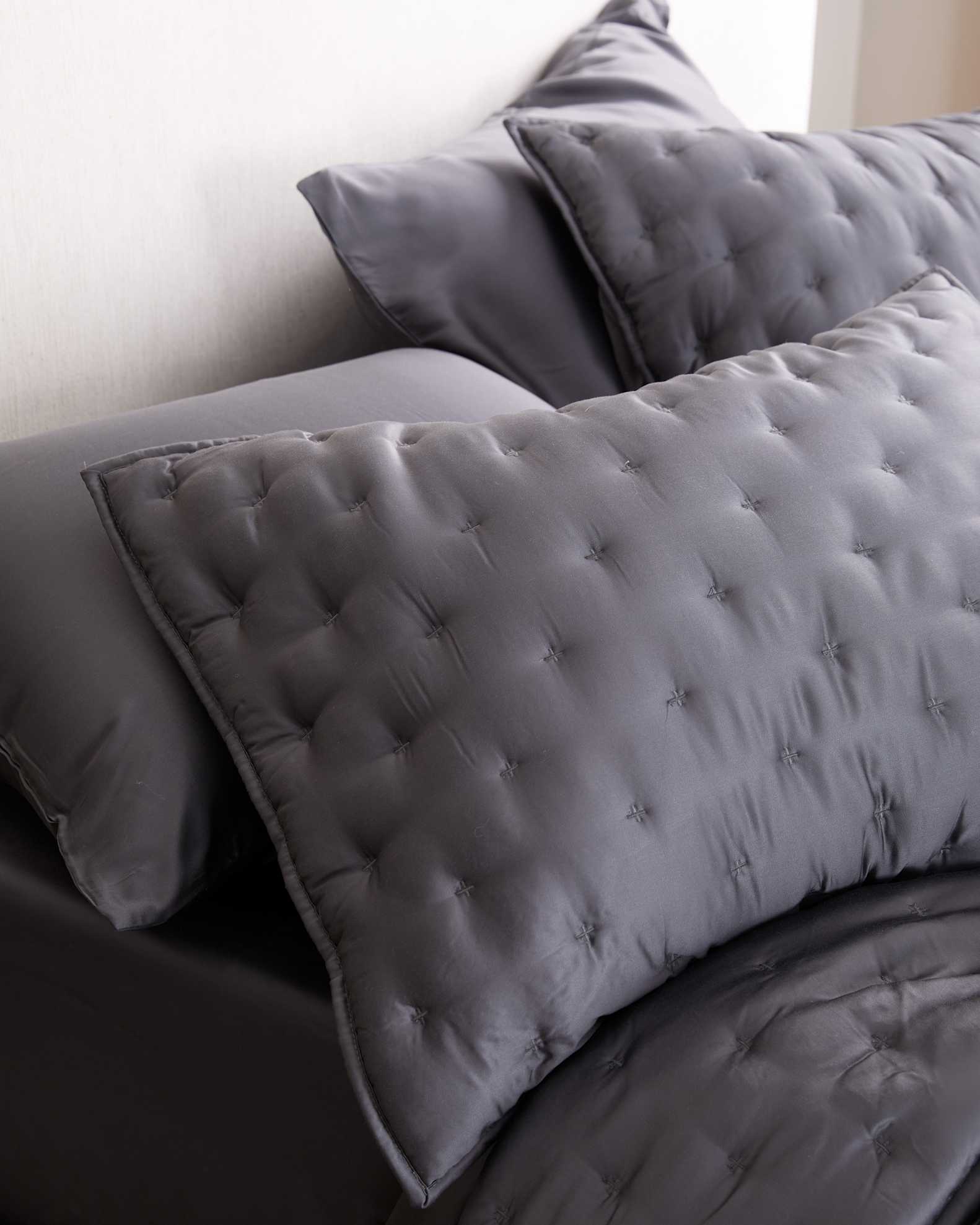 Organic Bamboo Viscose Quilted Sham Set