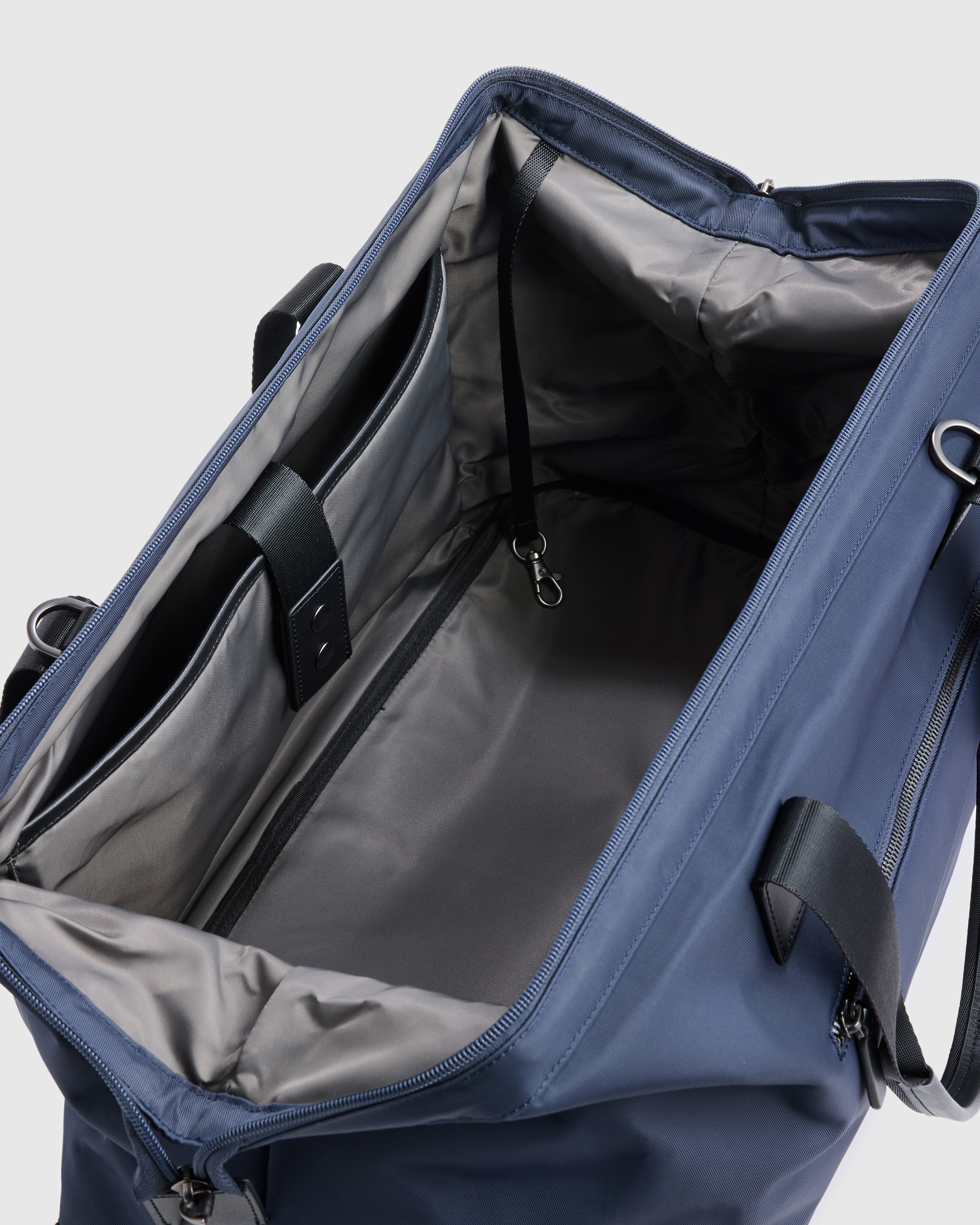 Voyage Nylon Dual Compartment Weekender in Navy