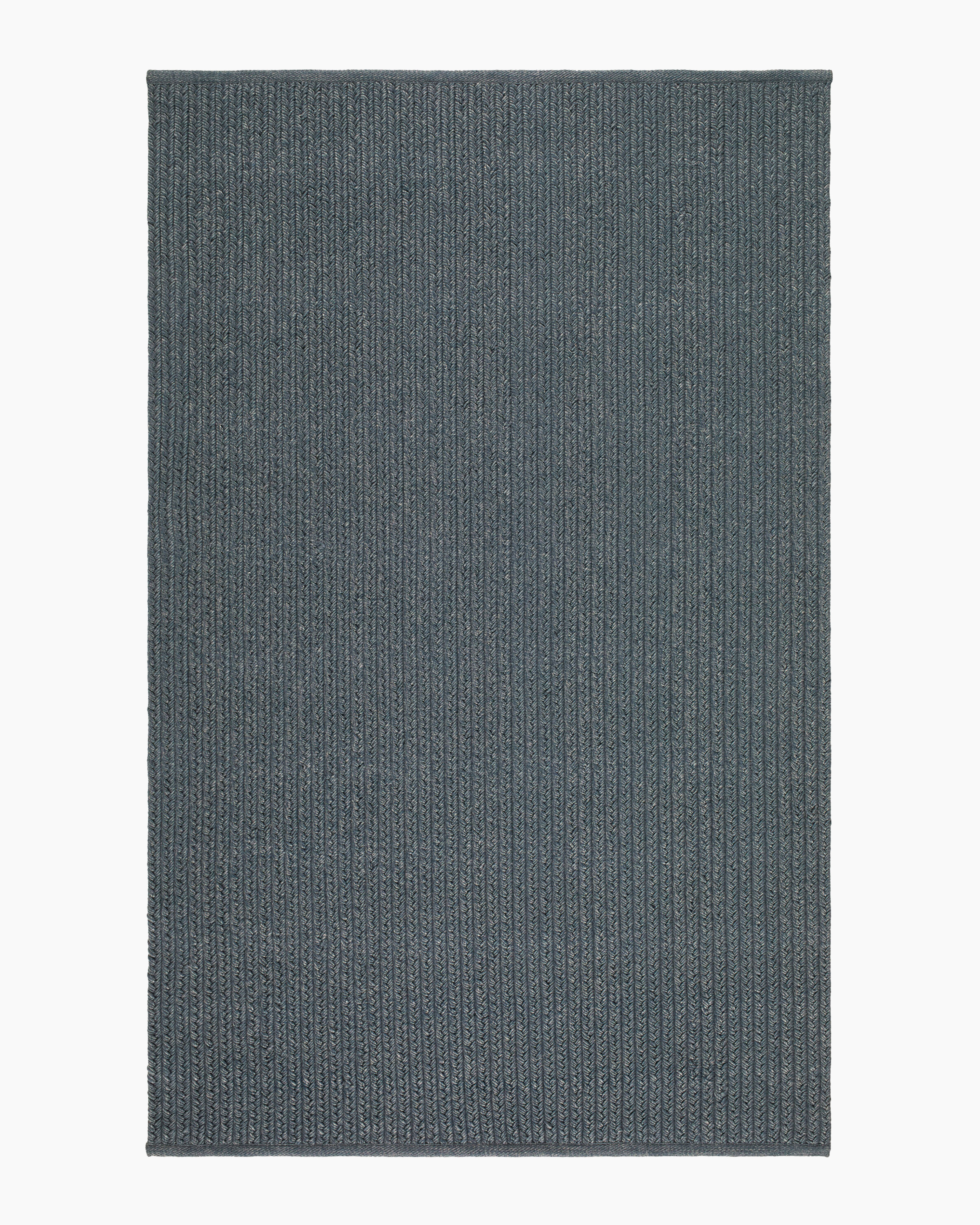 Vintage Blue Marbella Handwoven Indoor/Outdoor Rug