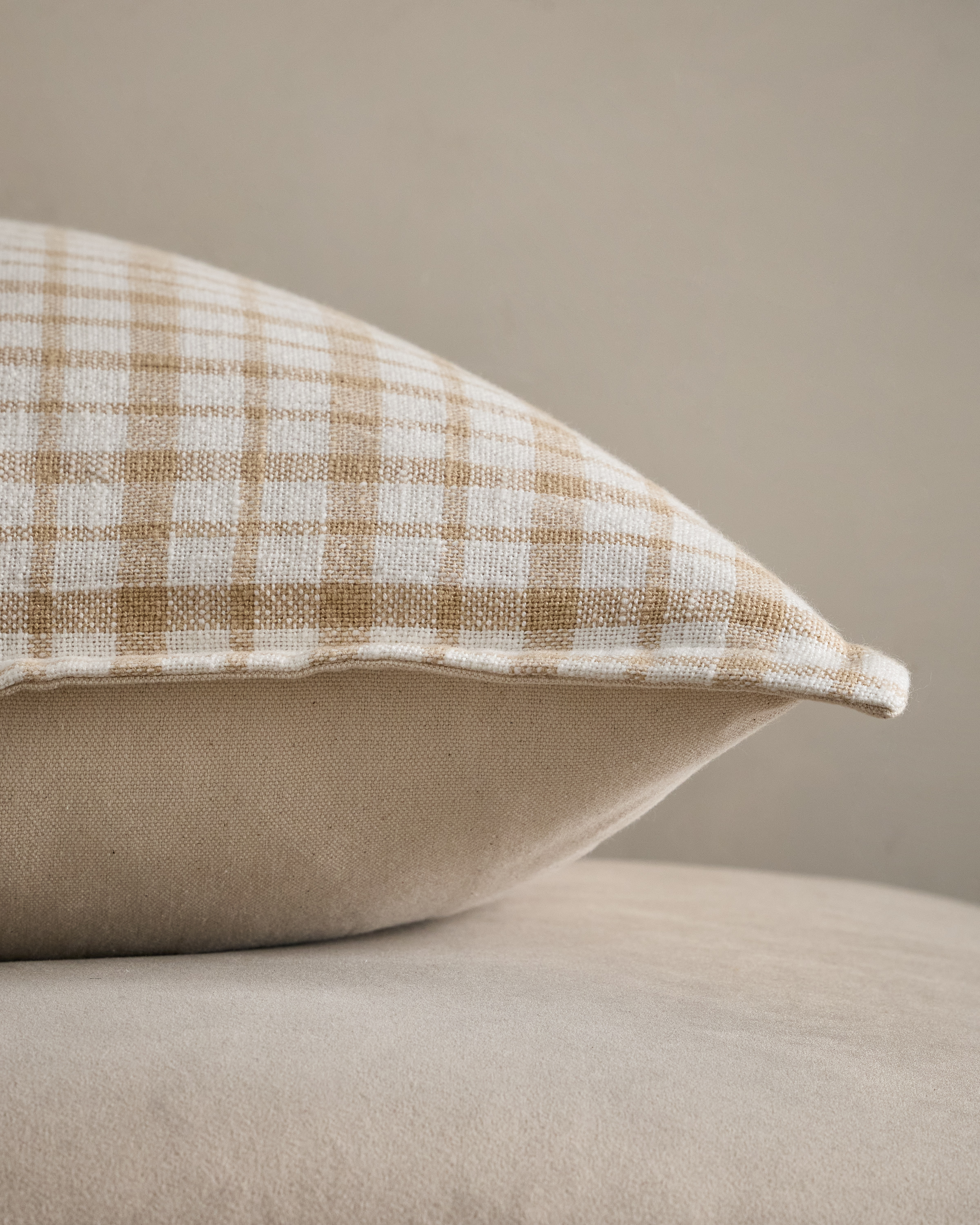 Plaid Cotton Pillow Cover - thumbnail 3