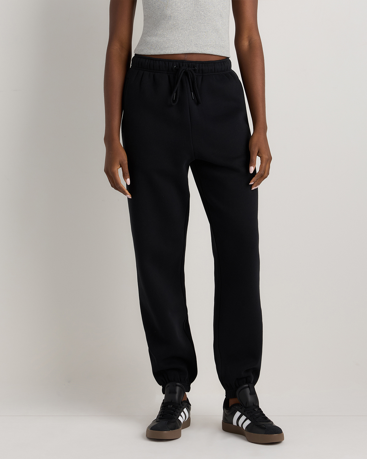 Quince Women's Everyday Fleece Joggers In Black