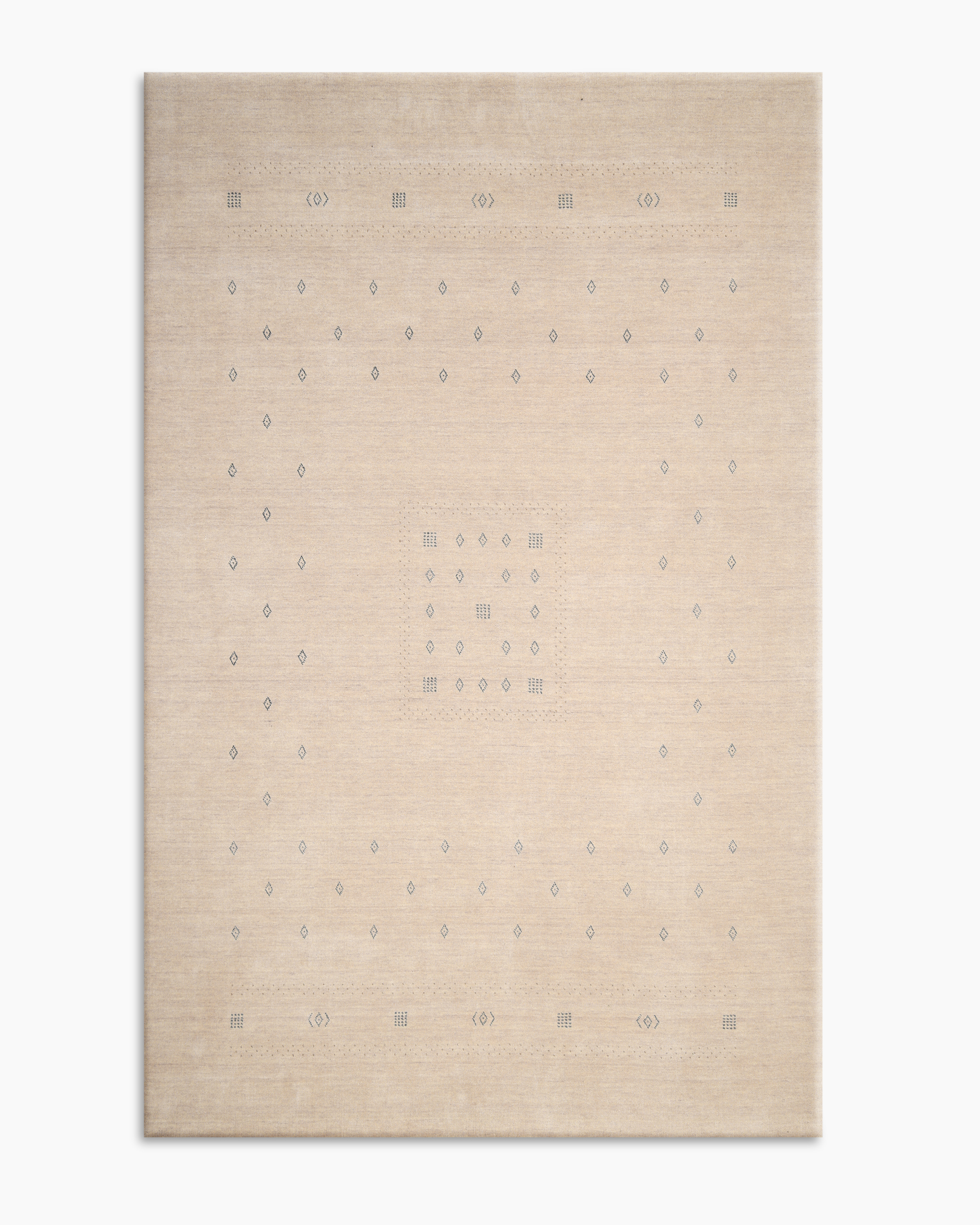 Beige Dakota Hand-Loomed Wool Rug 