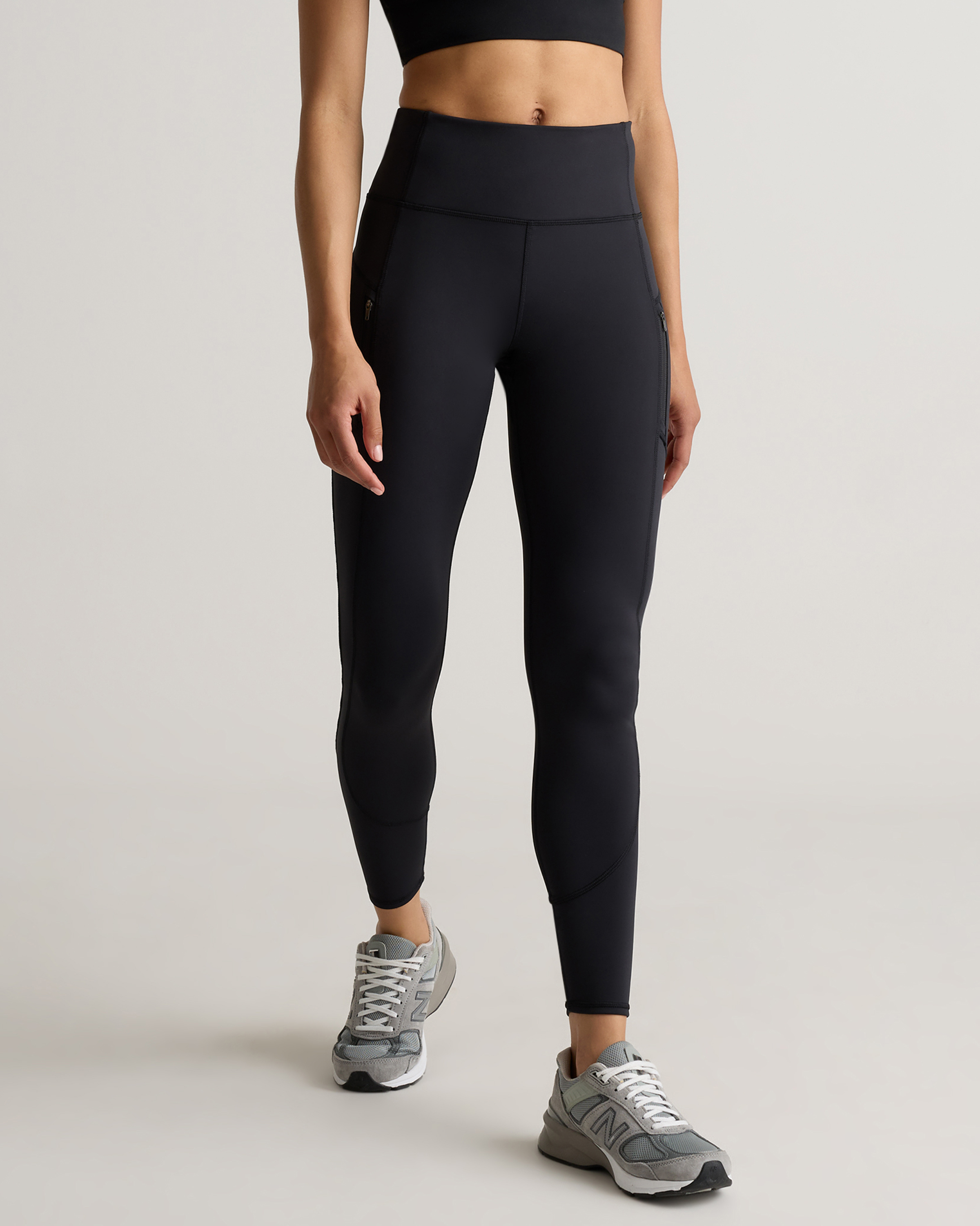 Black Whistler High-Rise Pocket Thermal Legging