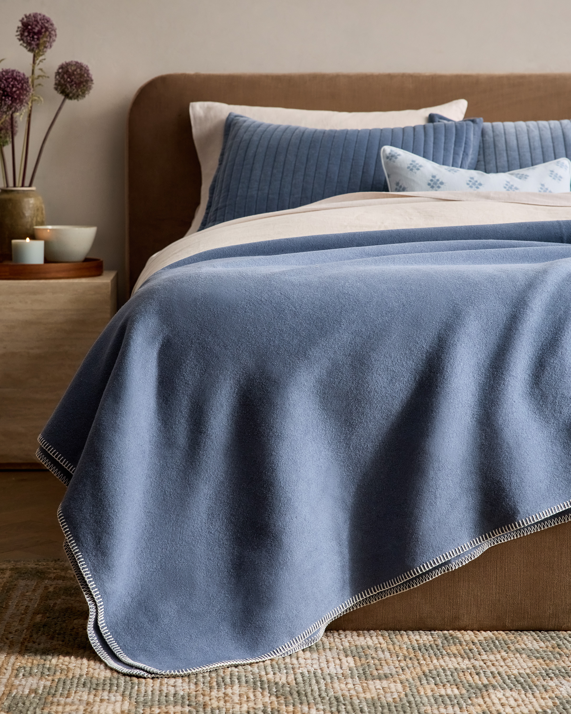 Mineral Luxury Fleece Bed Blanket