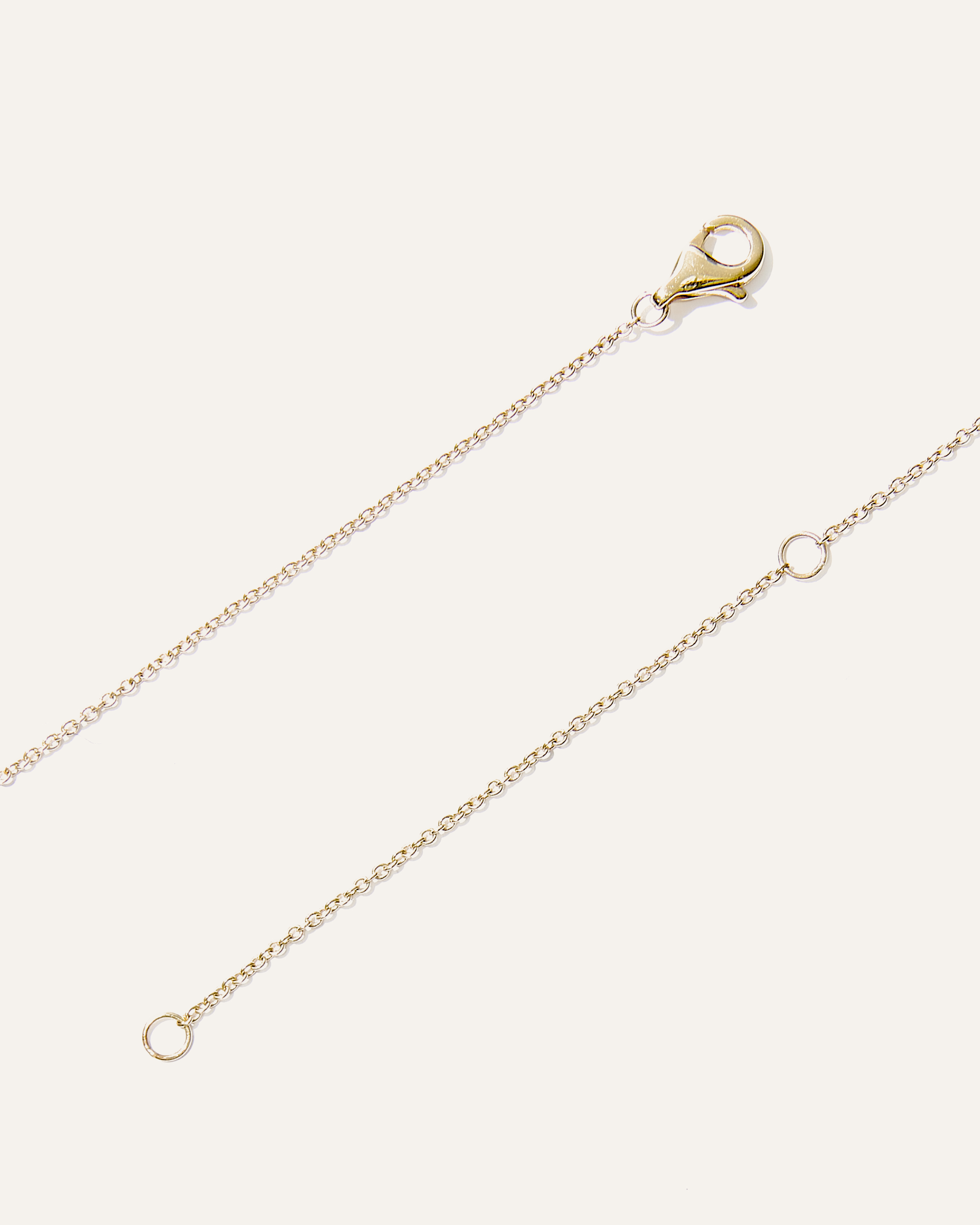 14K Gold Diamond Bezel Station Necklace - thumbnail 3