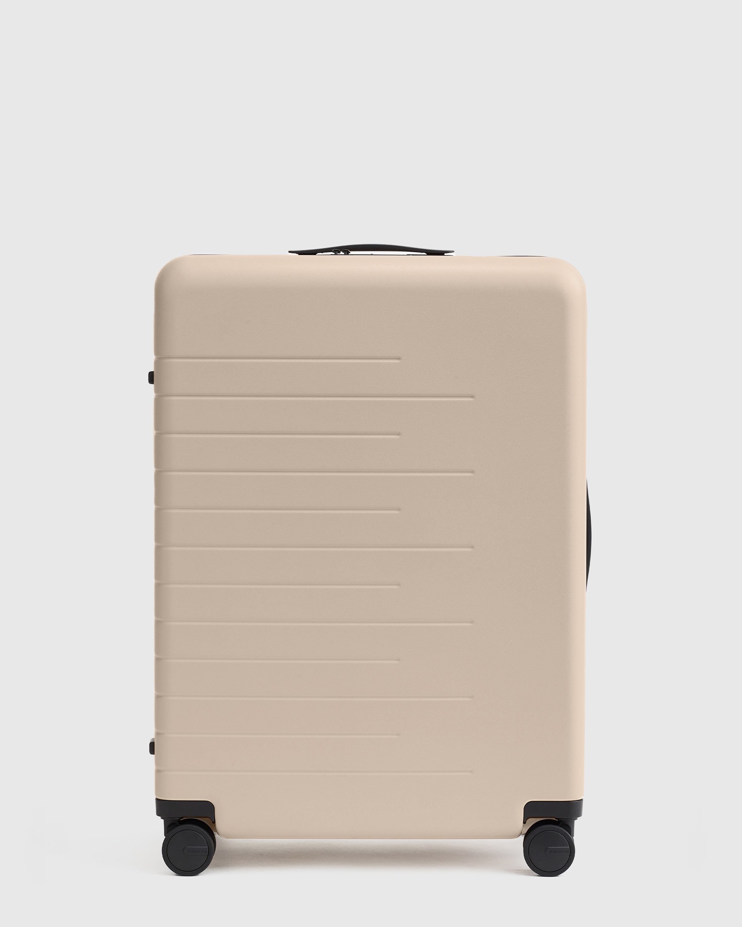 Tan Expandable Large Check-In Suitcase