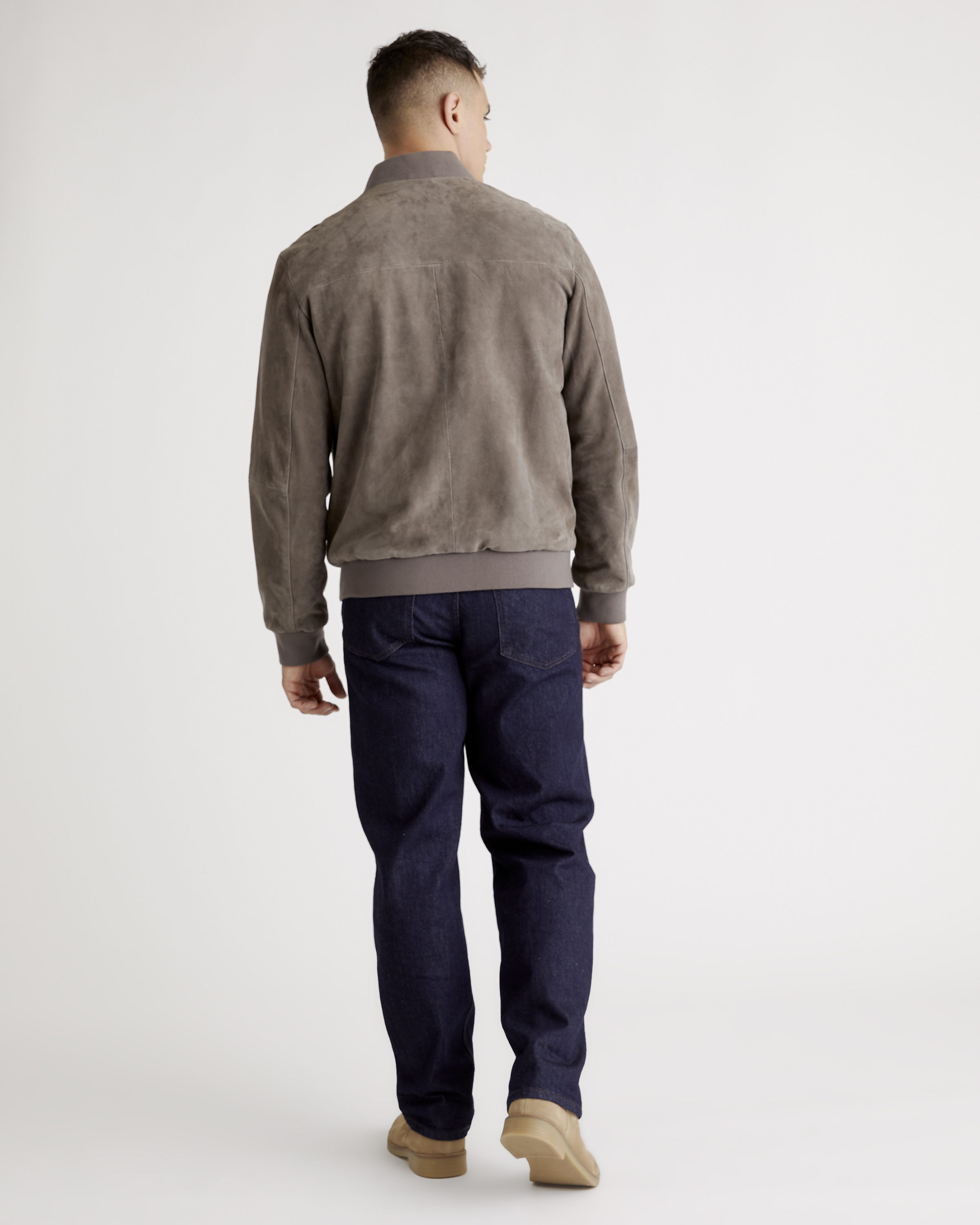 100% Suede Bomber Jacket