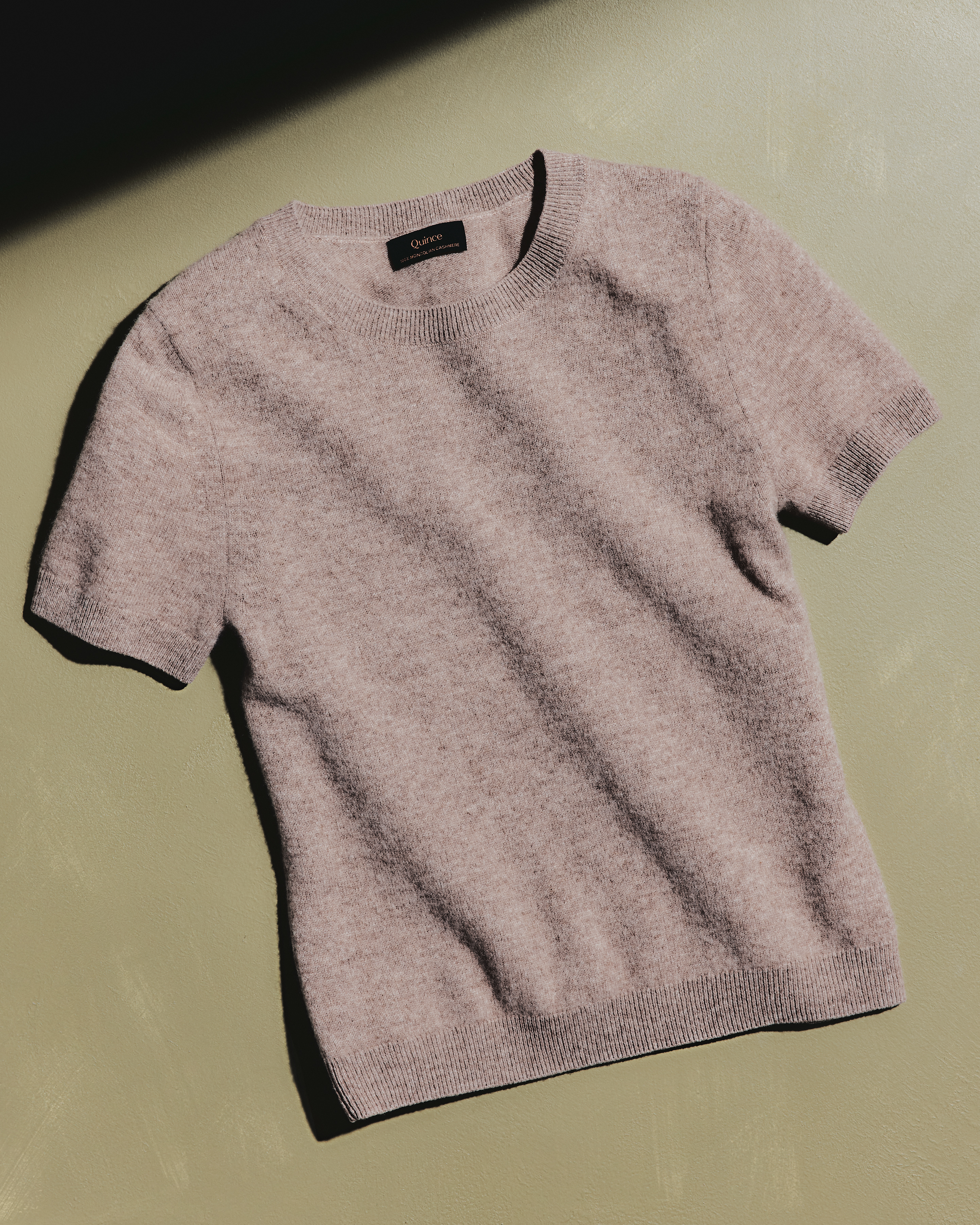 Oatmeal Mongolian Cashmere Tee