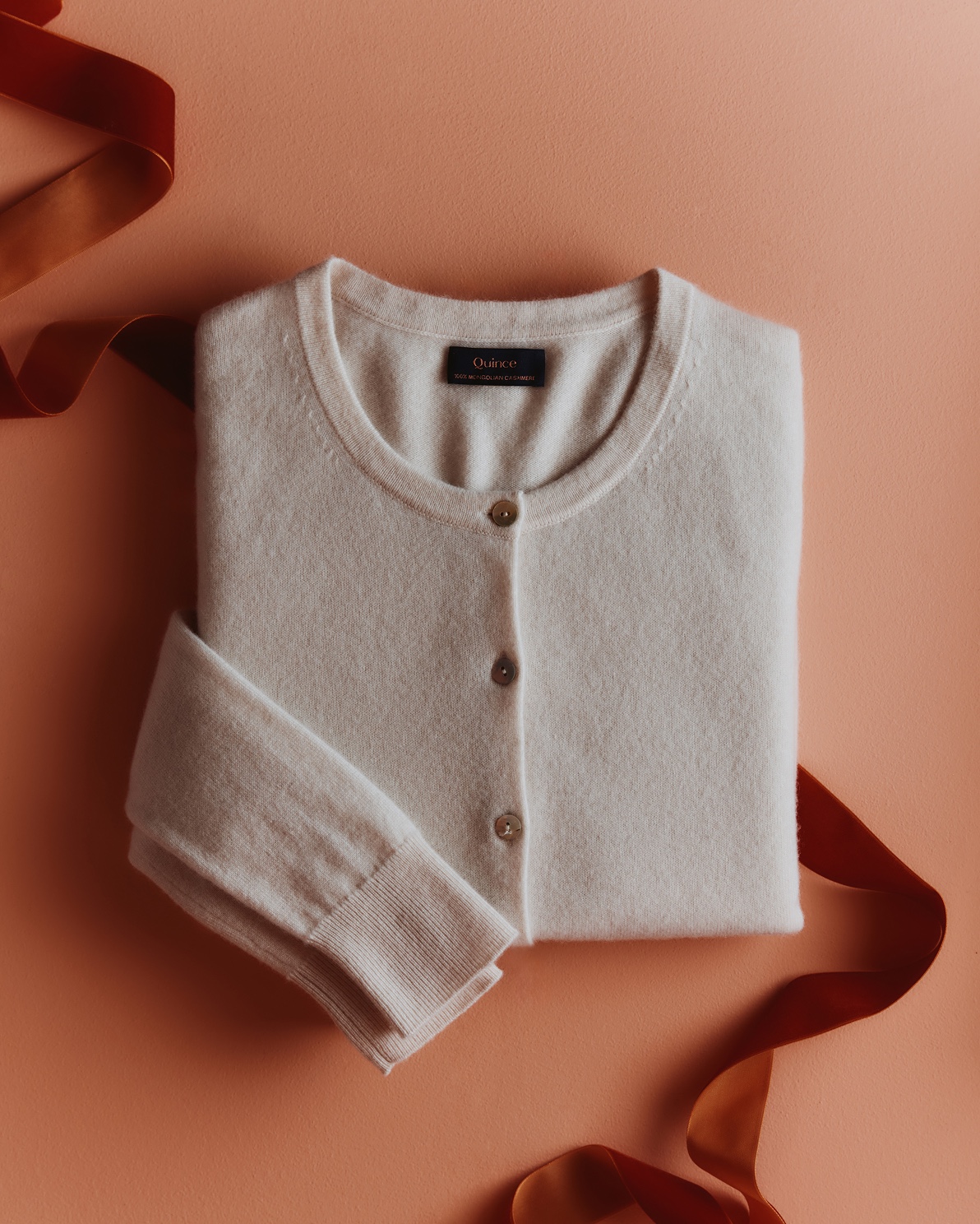 Mongolian Cashmere Cardigan Sweater