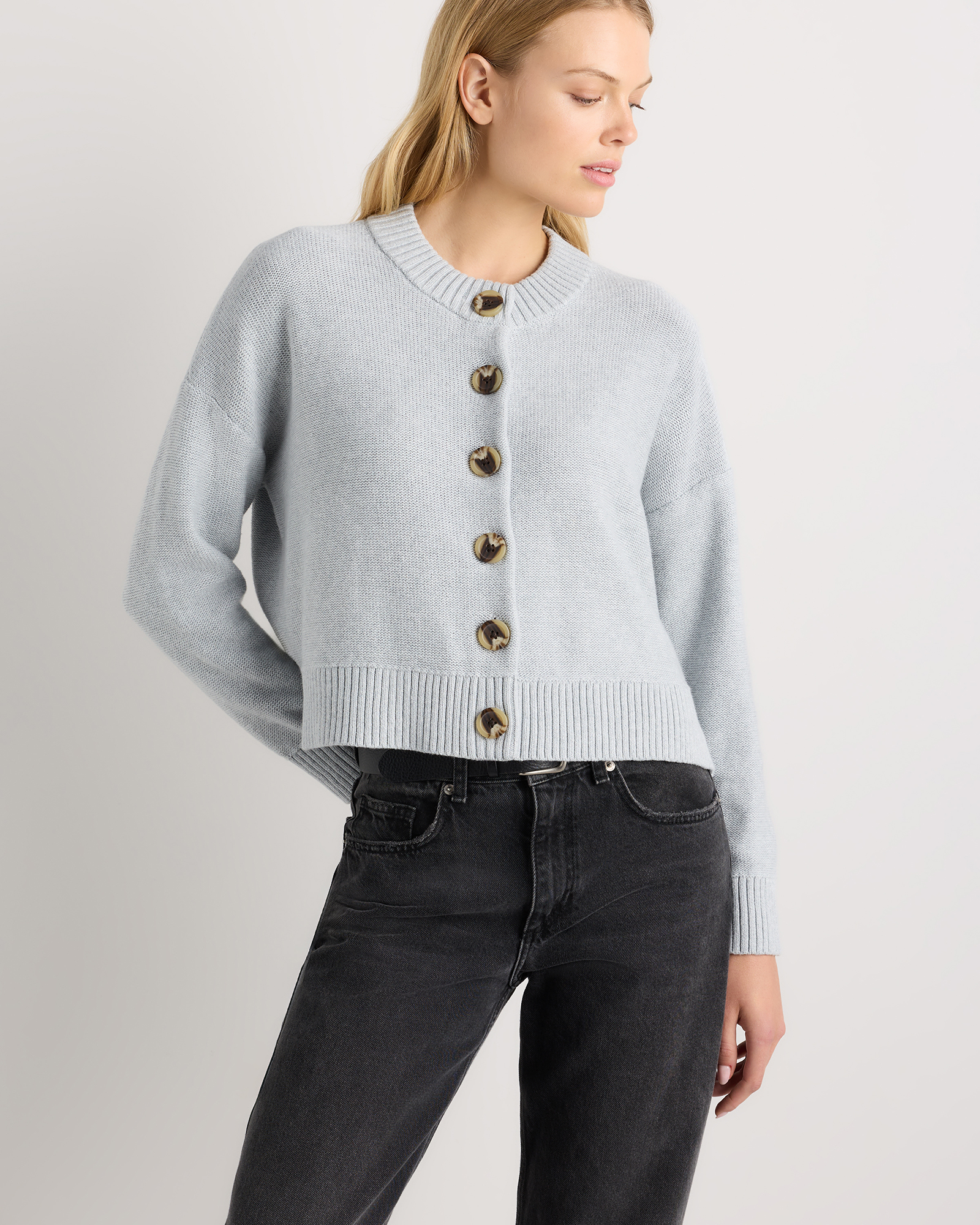 French Terry Modal Cardigan