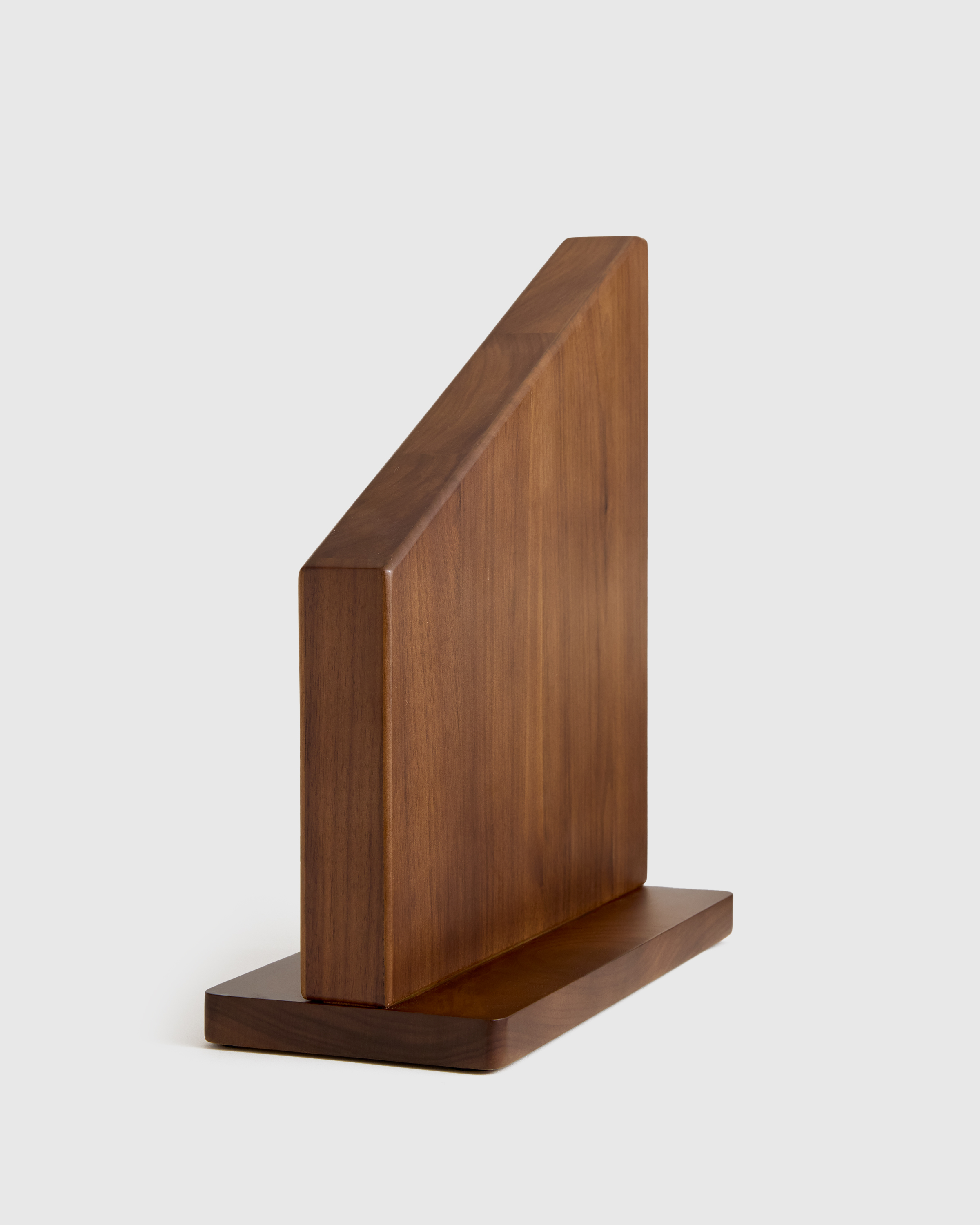 Walnut Magnetic Knife Block