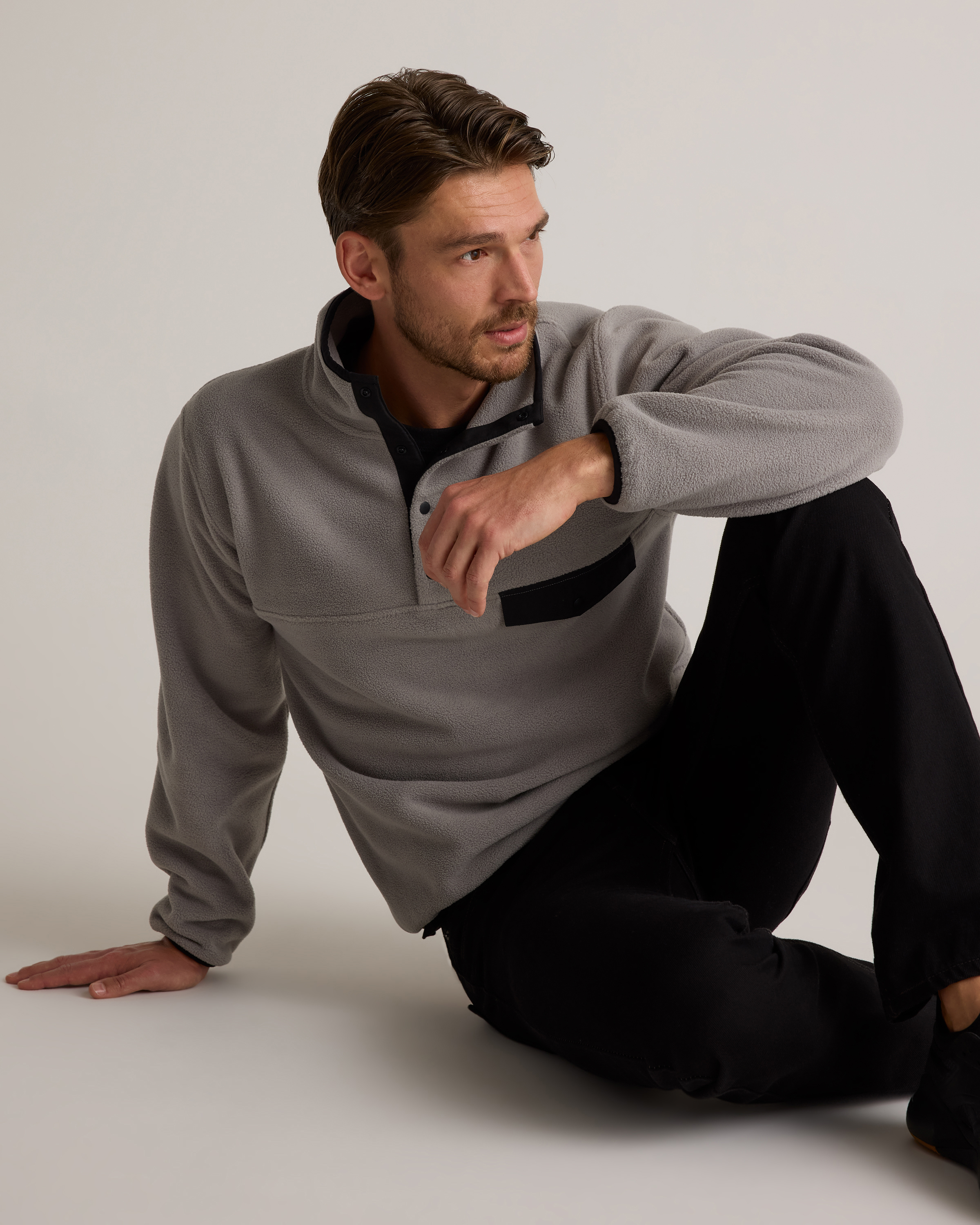Polar Fleece Snap Pullover