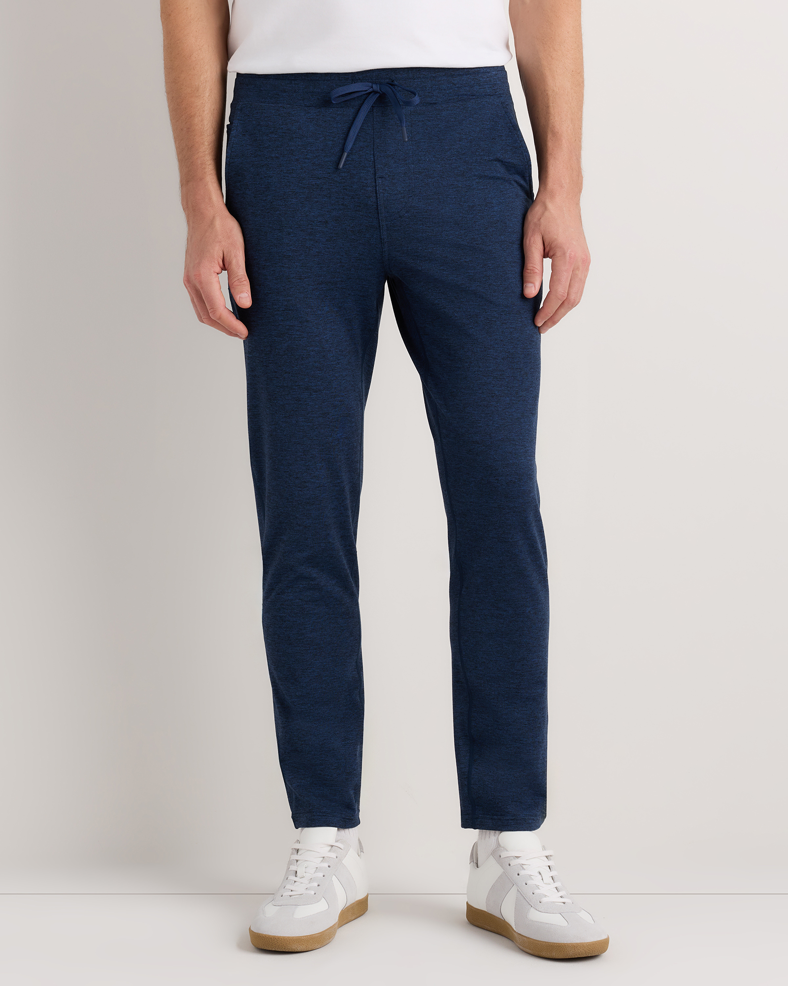 Heather Navy Flowknit Performance Pants