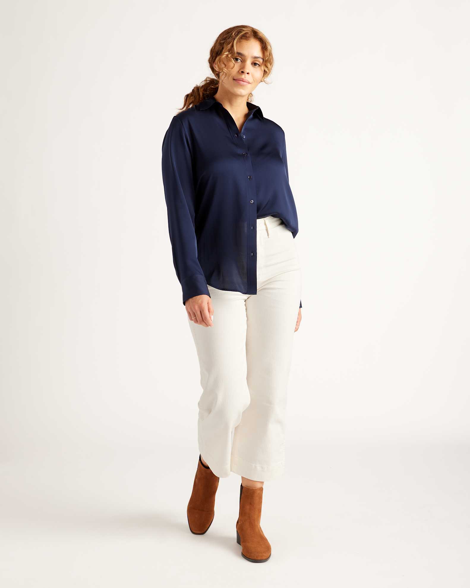 Washable Stretch Silk Blouse | Quince