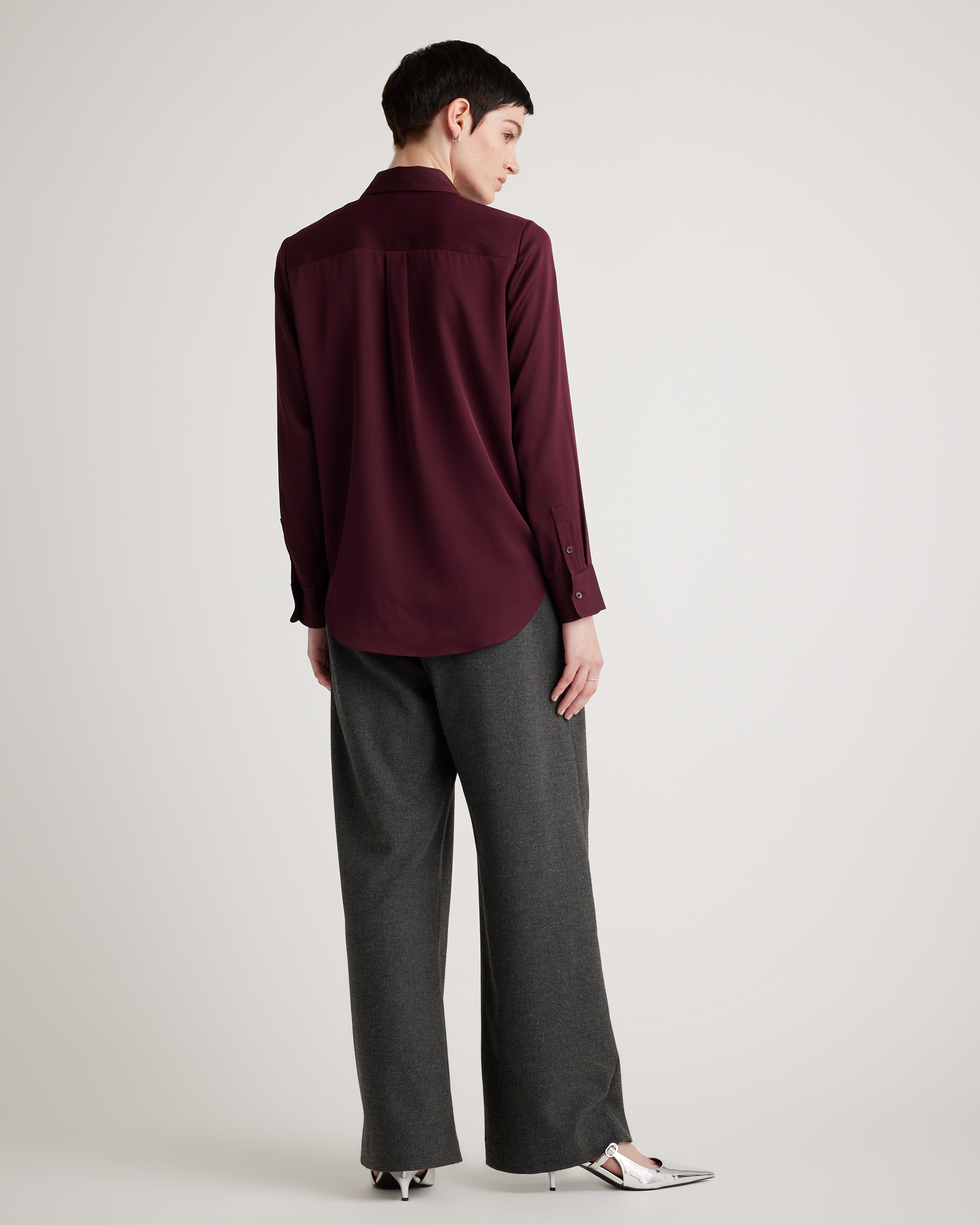 Washable Stretch Silk Blouse | Quince