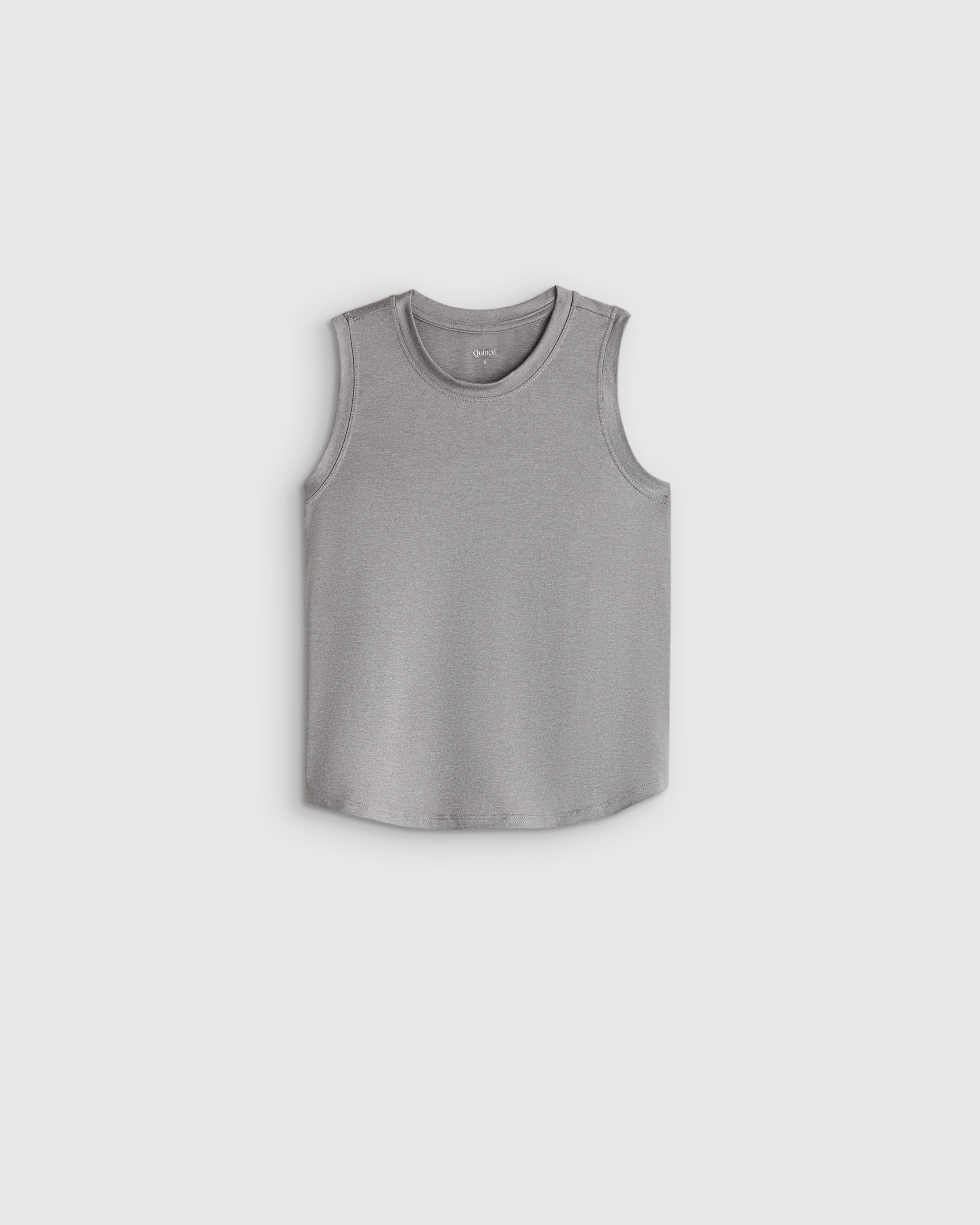 Heather Grey Girls Flowknit Breeze Tank